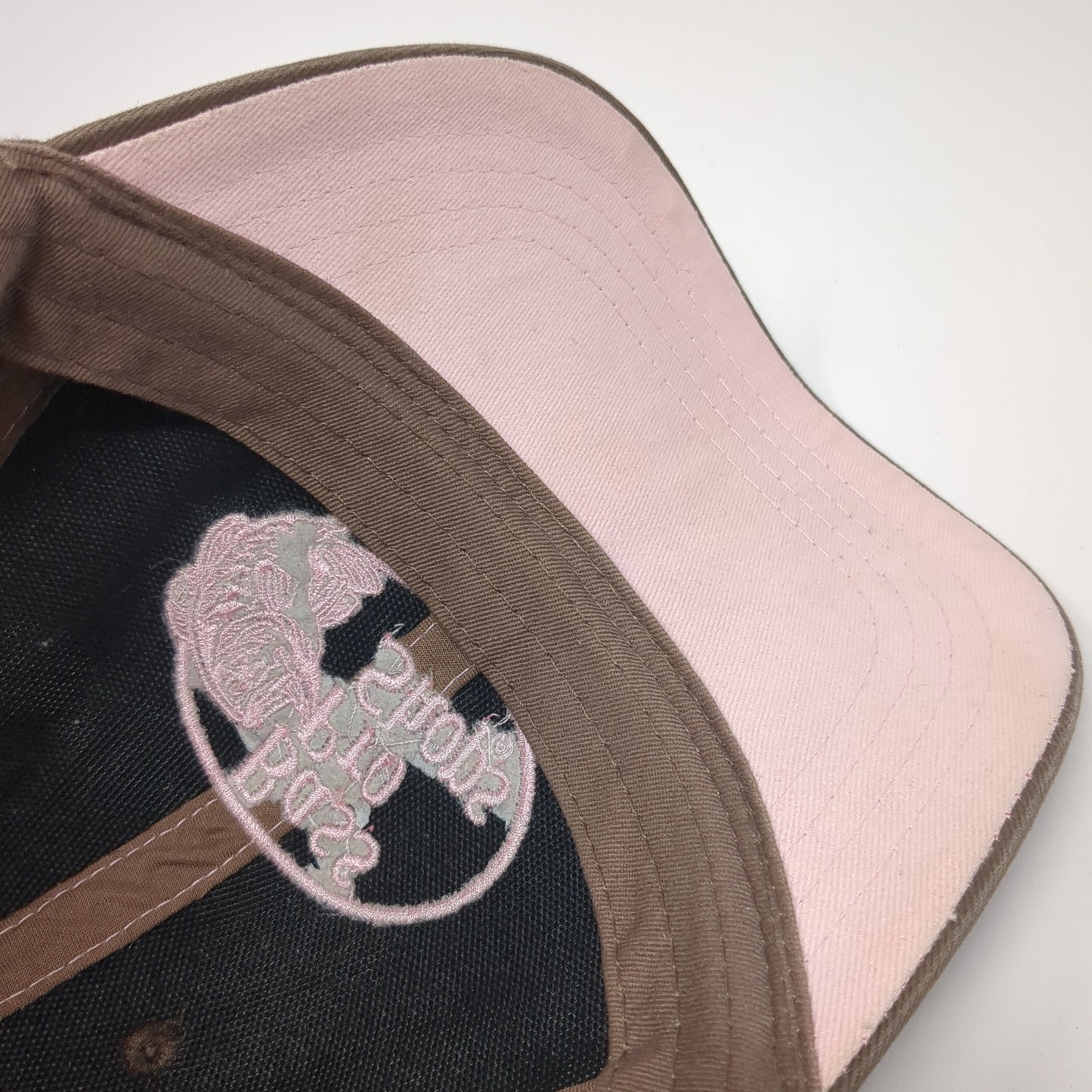 Bass Pro Shops Baseball Cap Brown One Size Adjustable Embroidered Gone Fishing