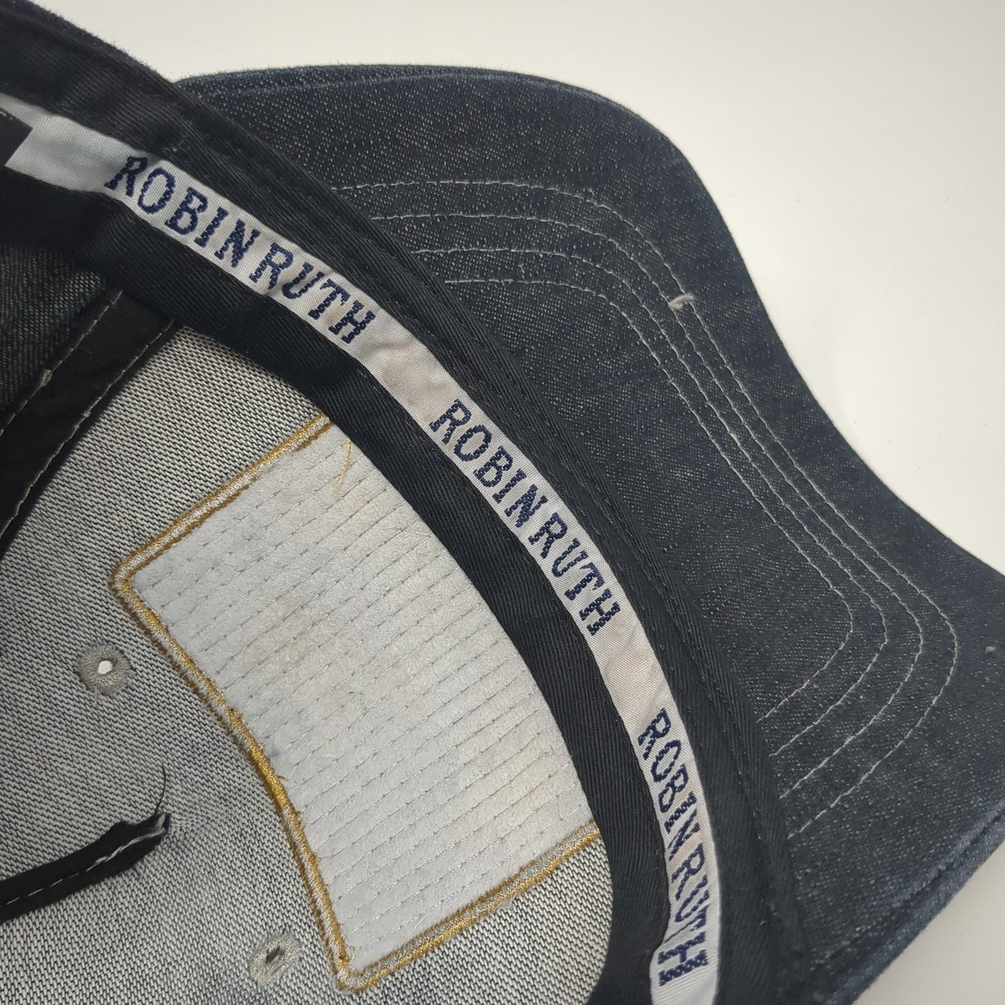 California Republic Strapback Baseball Cap Blue One Size Adjustable Robin Ruth