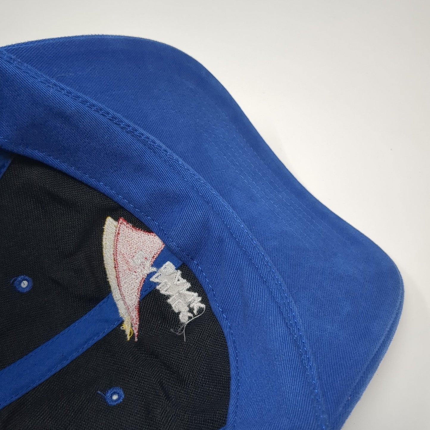 Banner Bank Strapback Hat Blue One Size Adjustable Embroidered Richardson
