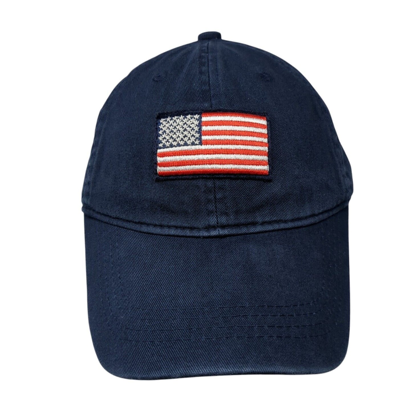 American Flag Patch Slideback Hat Blue One Size Adjustable Old Navy