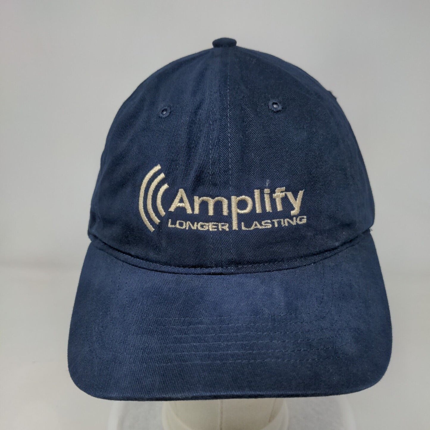 Amplify Longer Lasting Slideback Hat Blue OS Adjustable Embroidered Richardson