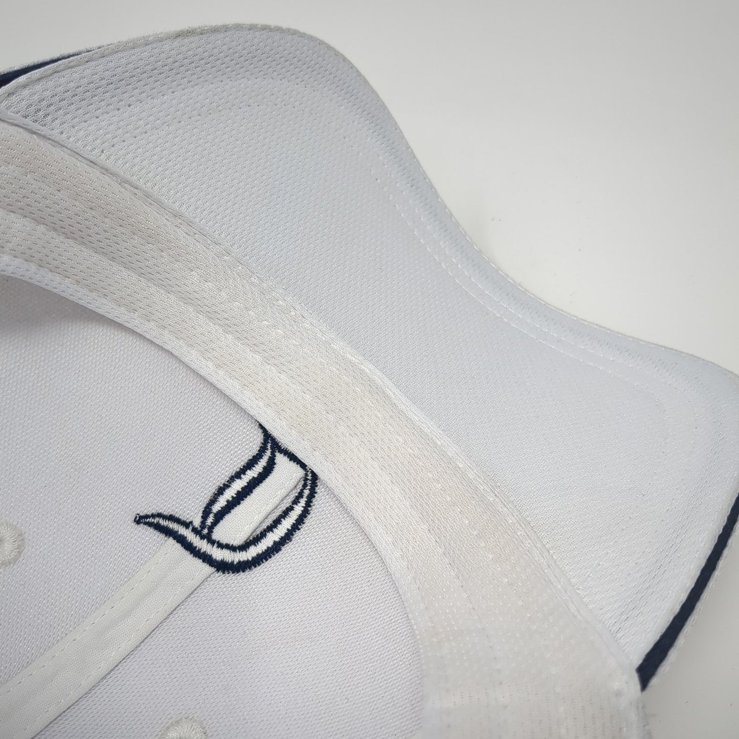 Letter D Strapback Hat White One Size Adjustable Embroidered Disney