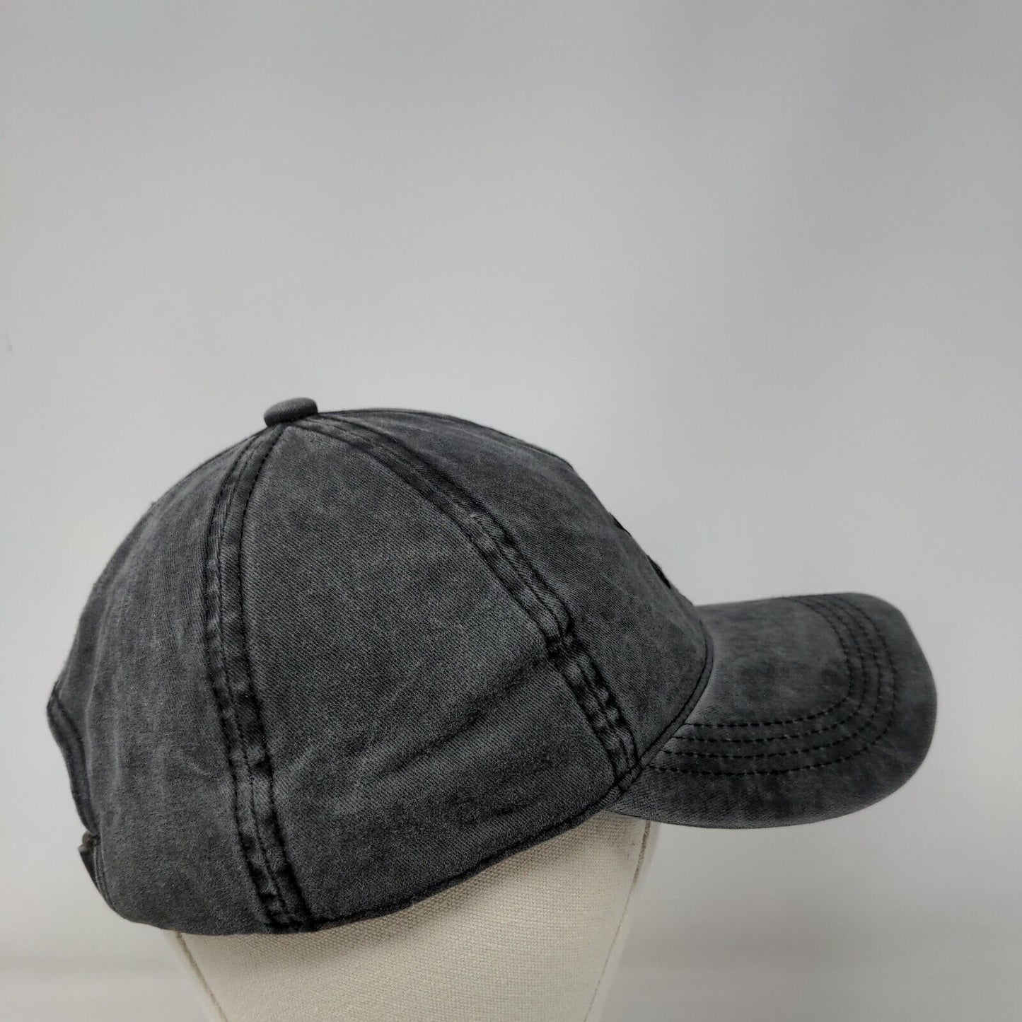 Animal Print Star Patch Slideback Hat Gray OSFM Leopard David And Young Cotton