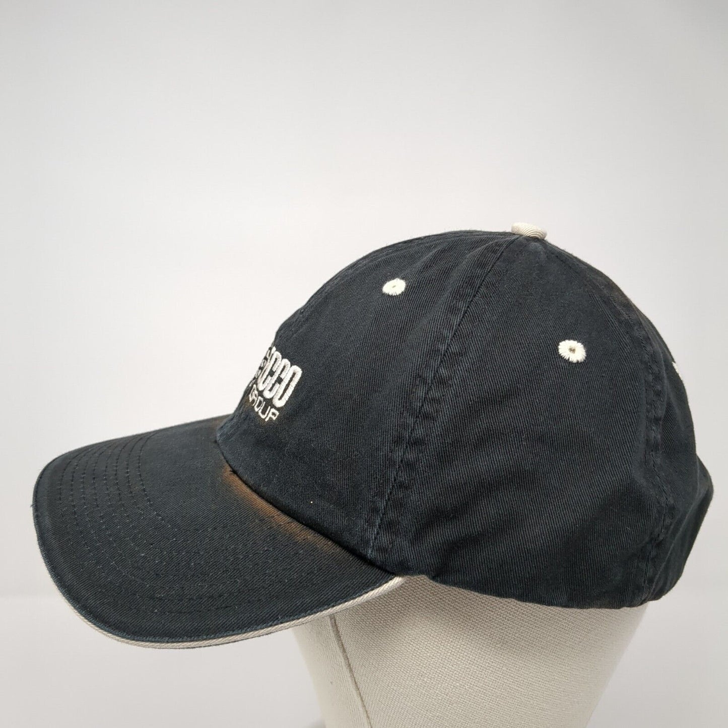 ECCO Group Slideback Hat Black One Size Adjustable Solid Fahrenheit