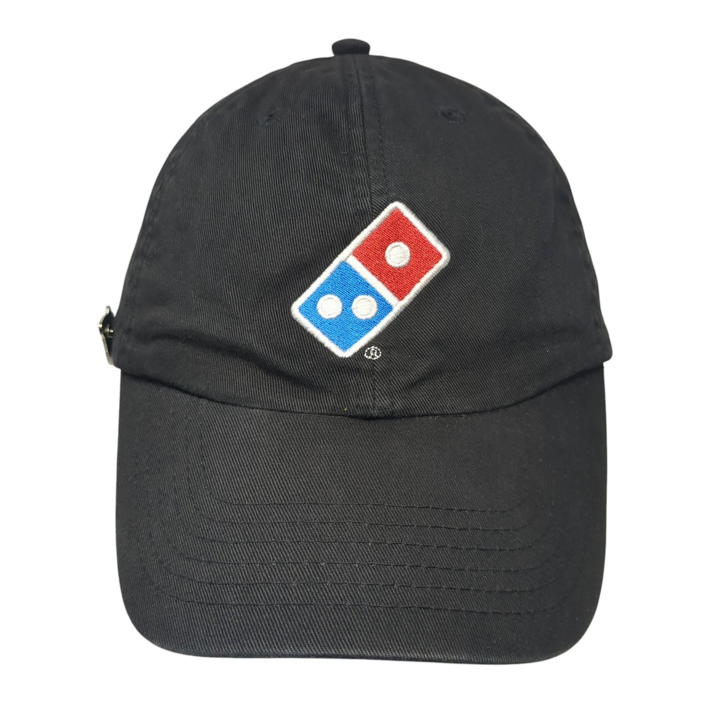 Domino's Gear Strapback Hat Black One Size Embroidered Logo Crew Uniform