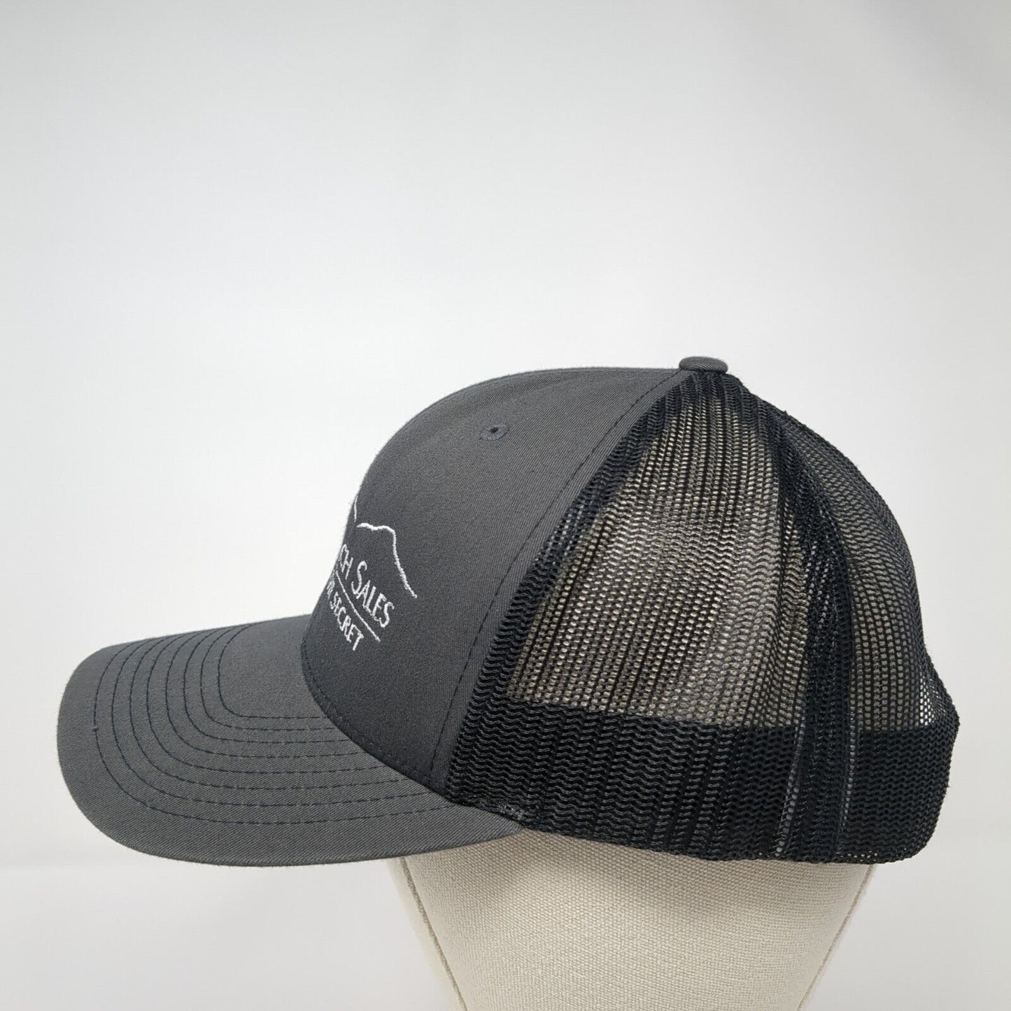 Beaver Coach Sales Service is The Secret Snapback Trucker Hat Gray OS Richardson