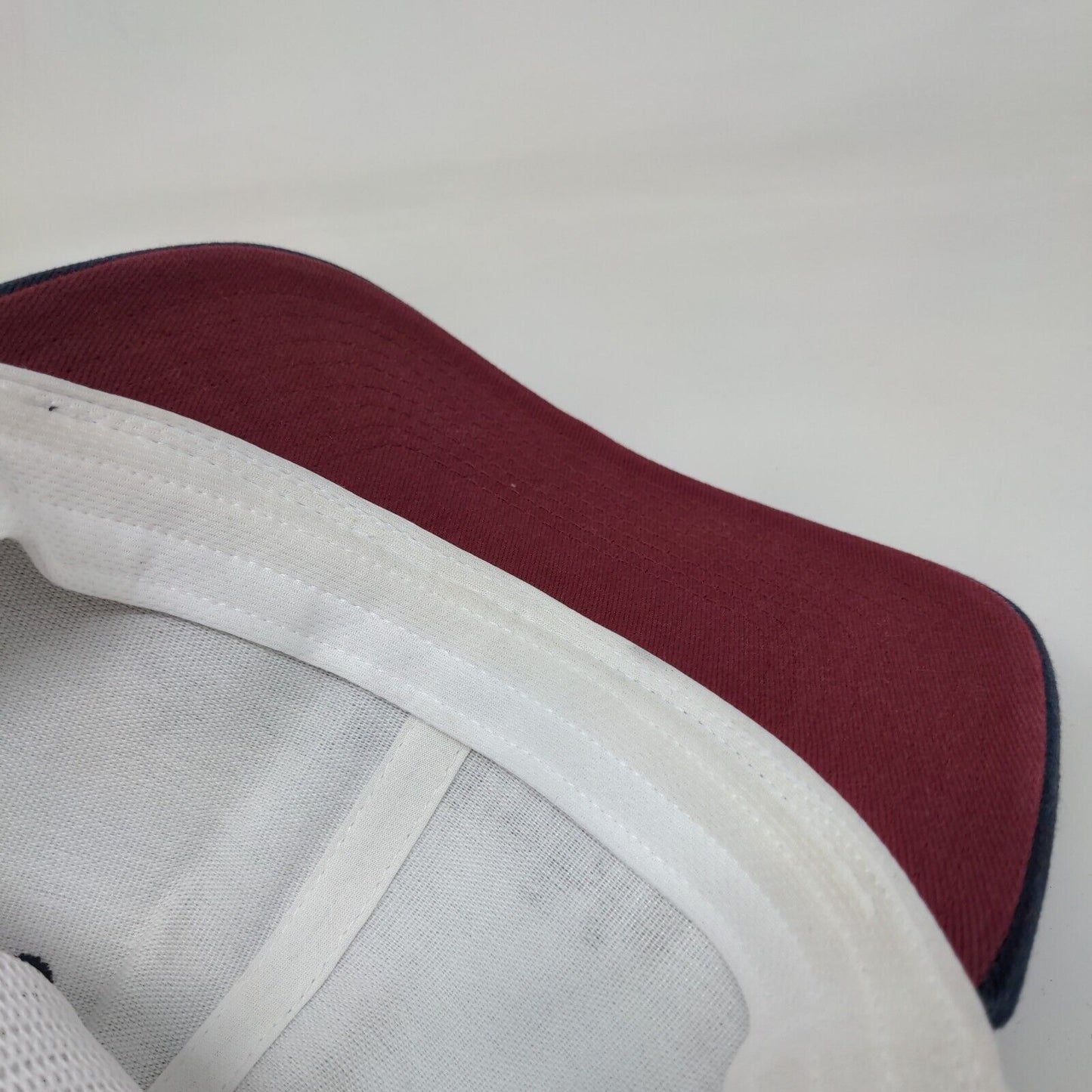 Columbia Snapback Trucker Hat Blue One Size Adjustable Embroidered Mesh Back