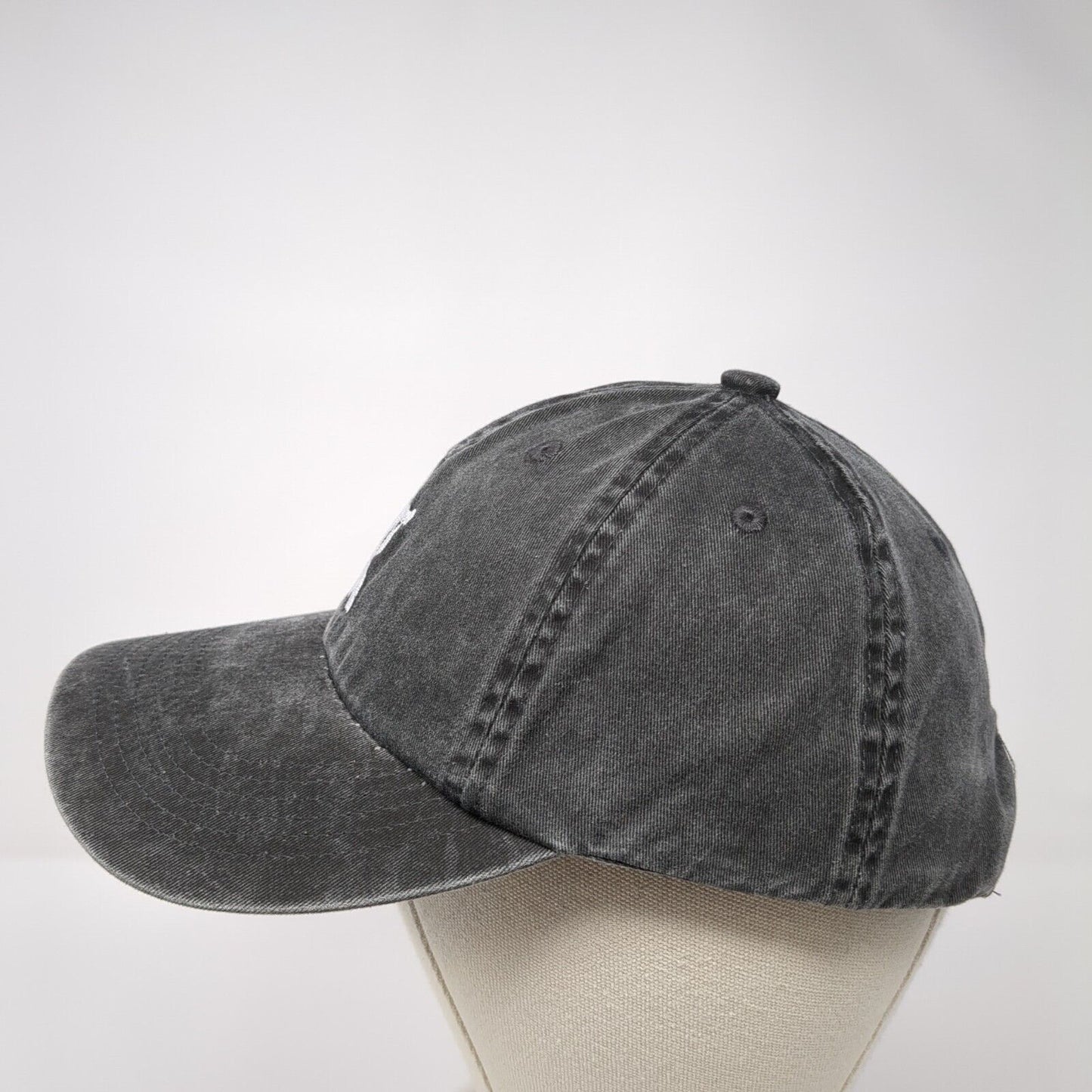 Port Authority Slideback Hat Gray One Size Woman Dumbbell Embroidered