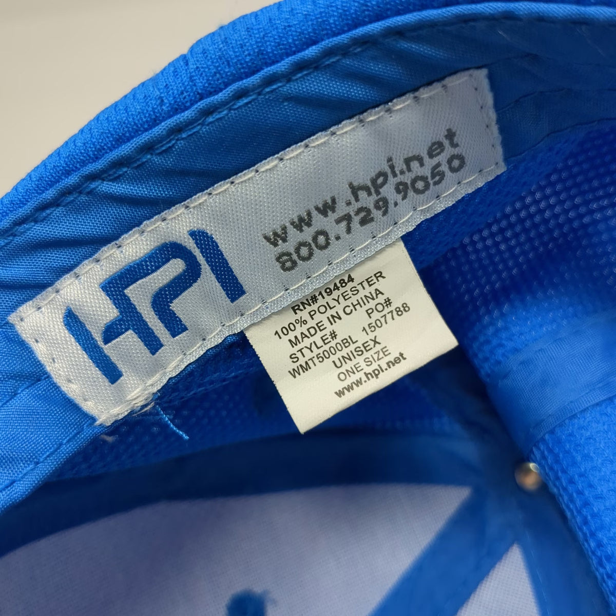 HPI Walmart Spark Logo Blue Baseball Cap One Size Adjustable Polyester Hat Sport