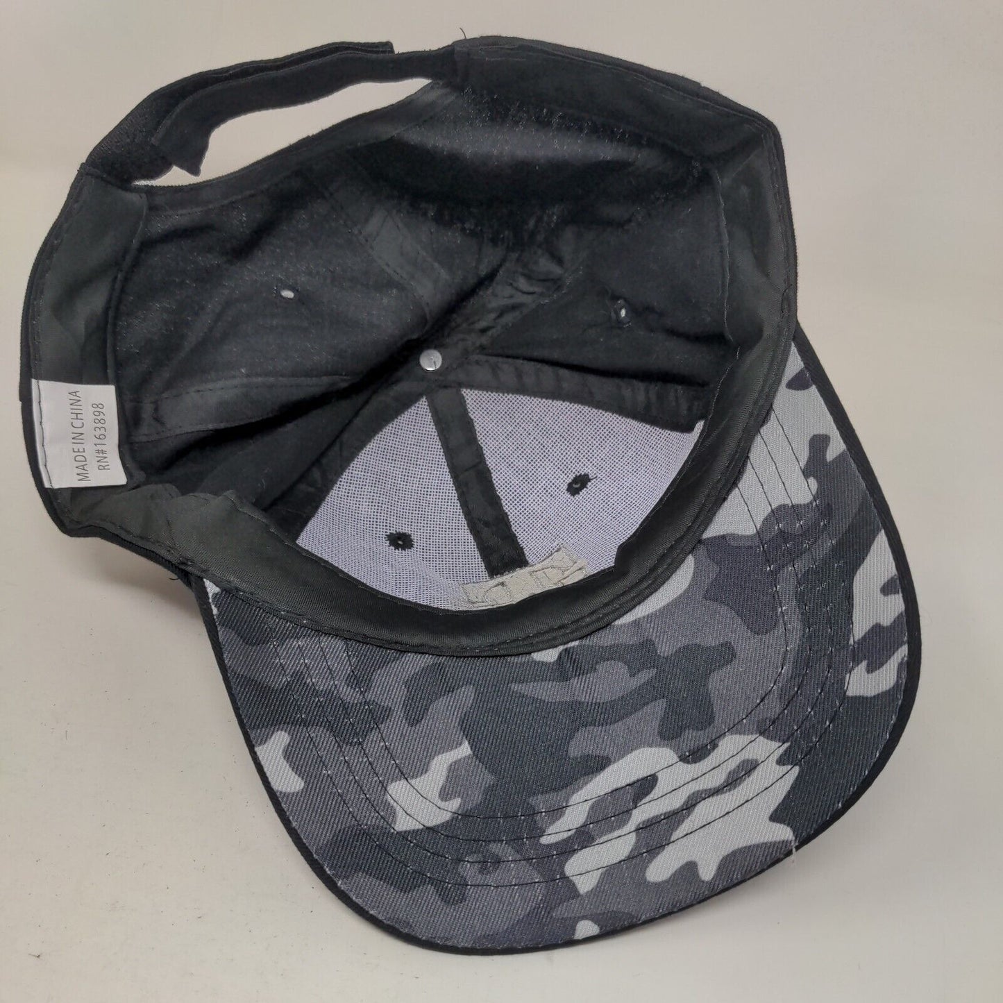 T-Mobile Strapback Hat Black One Size Embroidered Patriotic Camo
