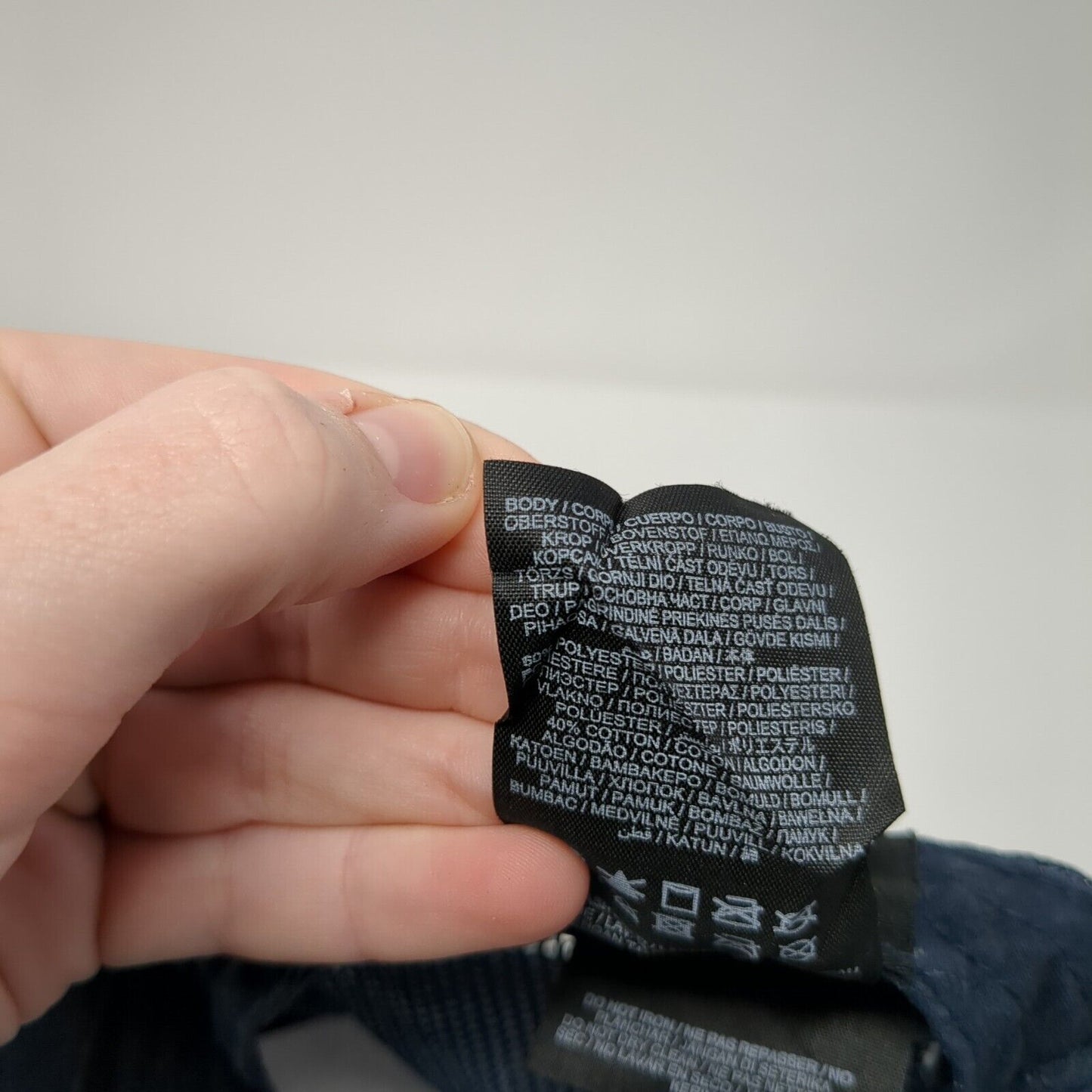 Hurley Logo Snapback Mesh Back Trucker Hat Blue One Size Adjustable