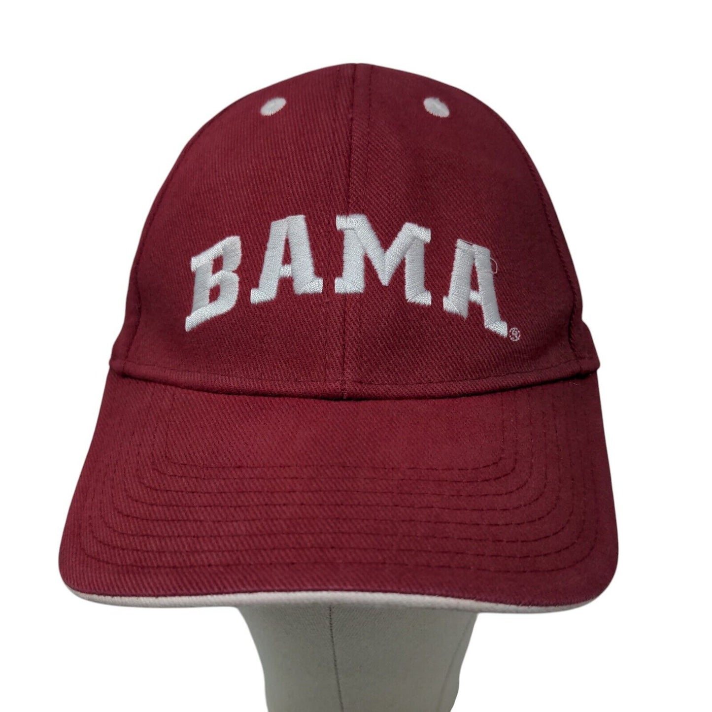 Bama Alabama Crimson Tide Strapback Hat Red Embroidered Logo NCAA
