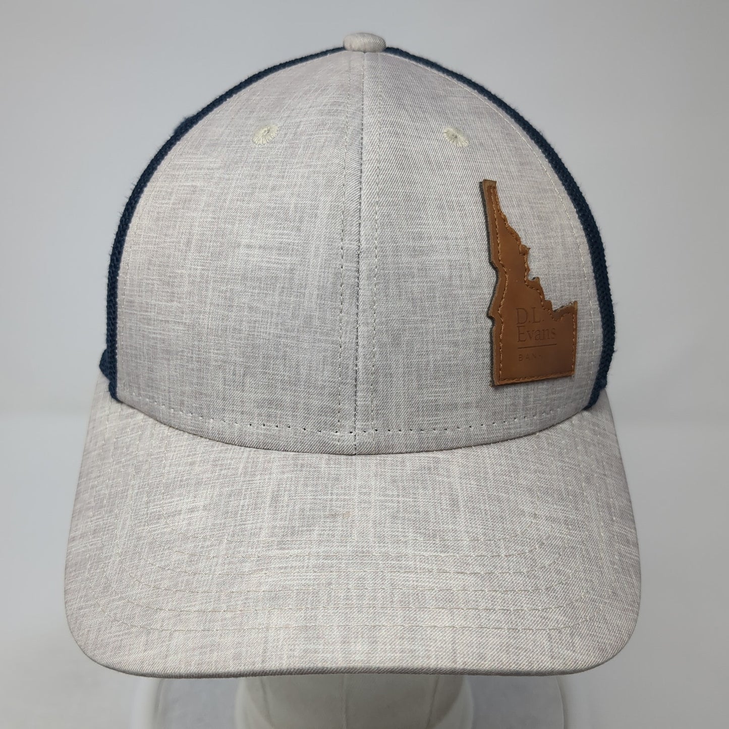 Idaho Leather Patch Fitted Mesh Back Trucker Hat Multi Medium Legacy