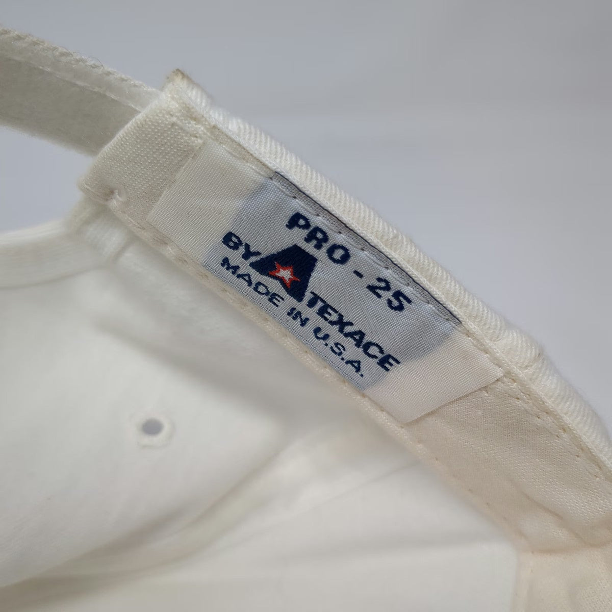 Texace Baseball Cap White Gray One Size Made in USA The Links Cayman Islands Hat