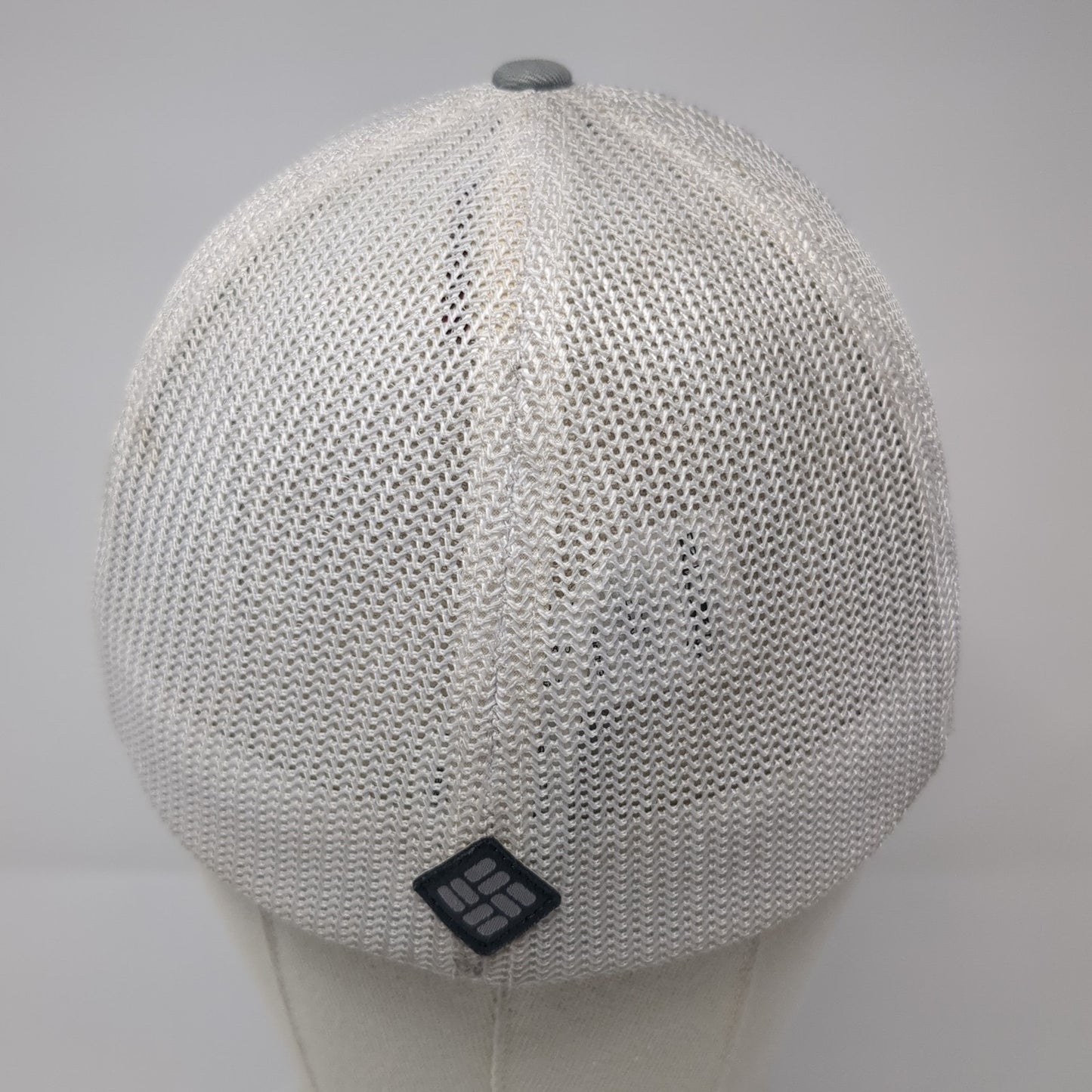 Columbia Tree Flag Fitted Baseball Cap Gray Medium Patriotic Mesh Back