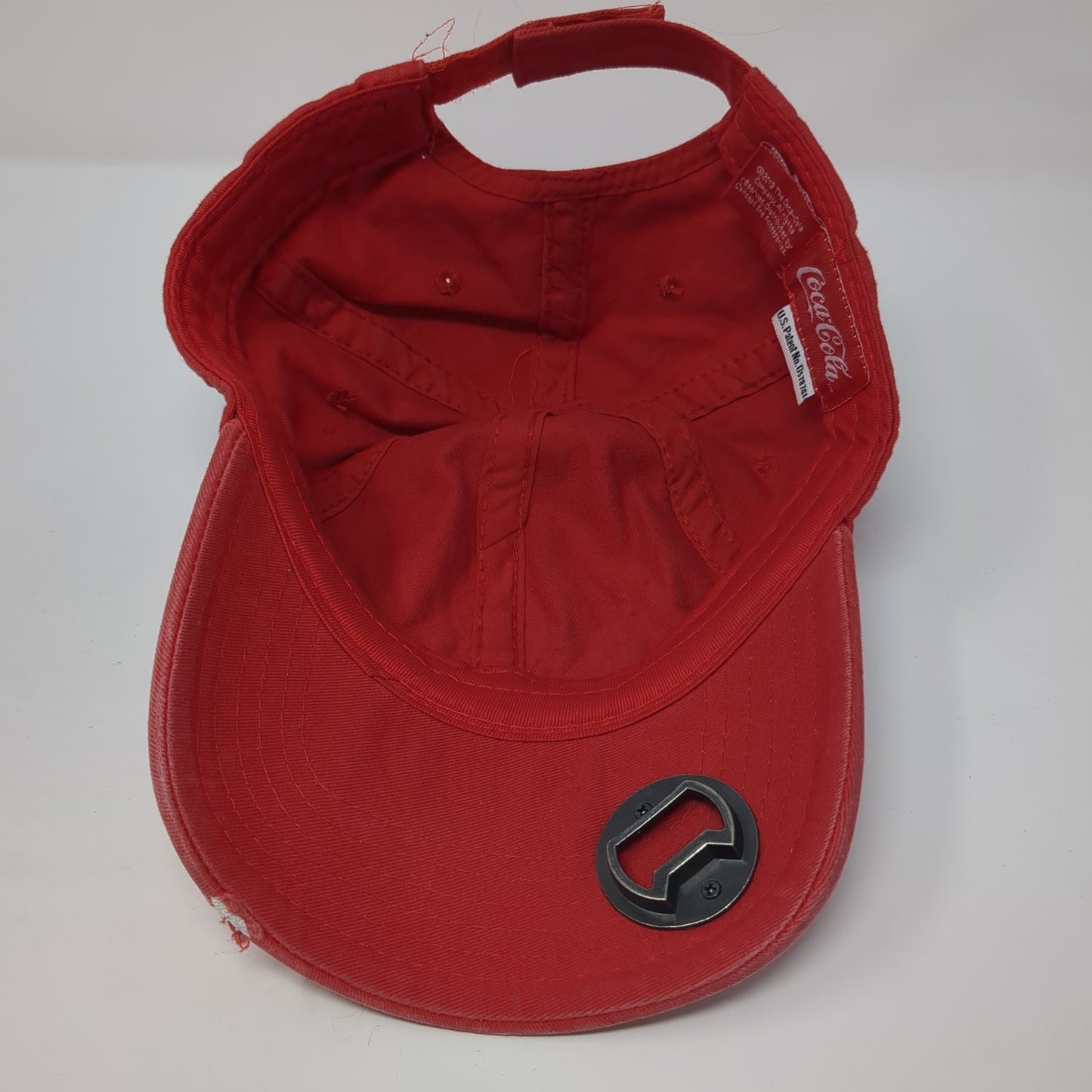 Enjoy Coca-Cola Strapback Hat Red One Size Adjustable Bottle Opener