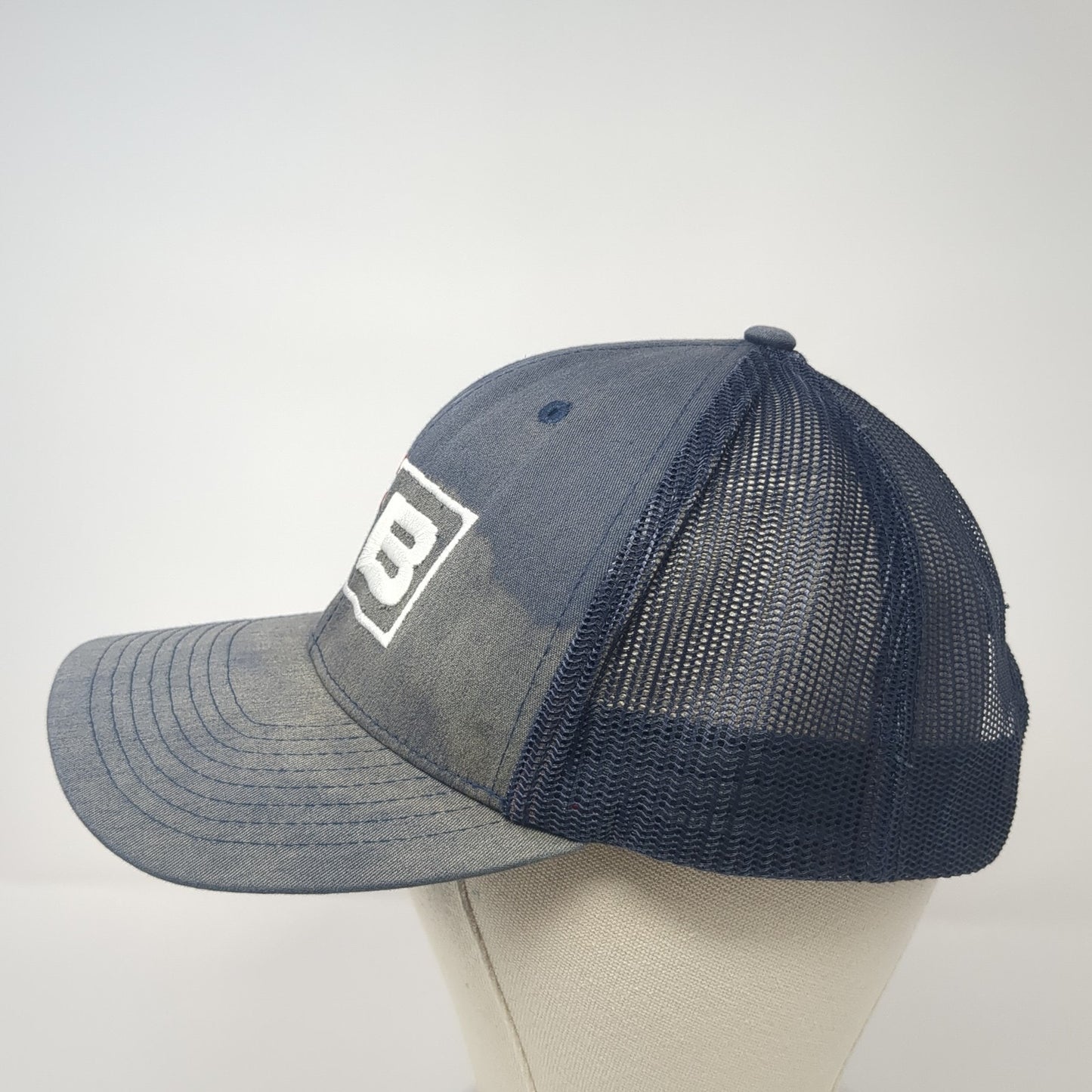 USA Flag Bare Performance Nutrition Trucker Hat Black One Size Adjustable