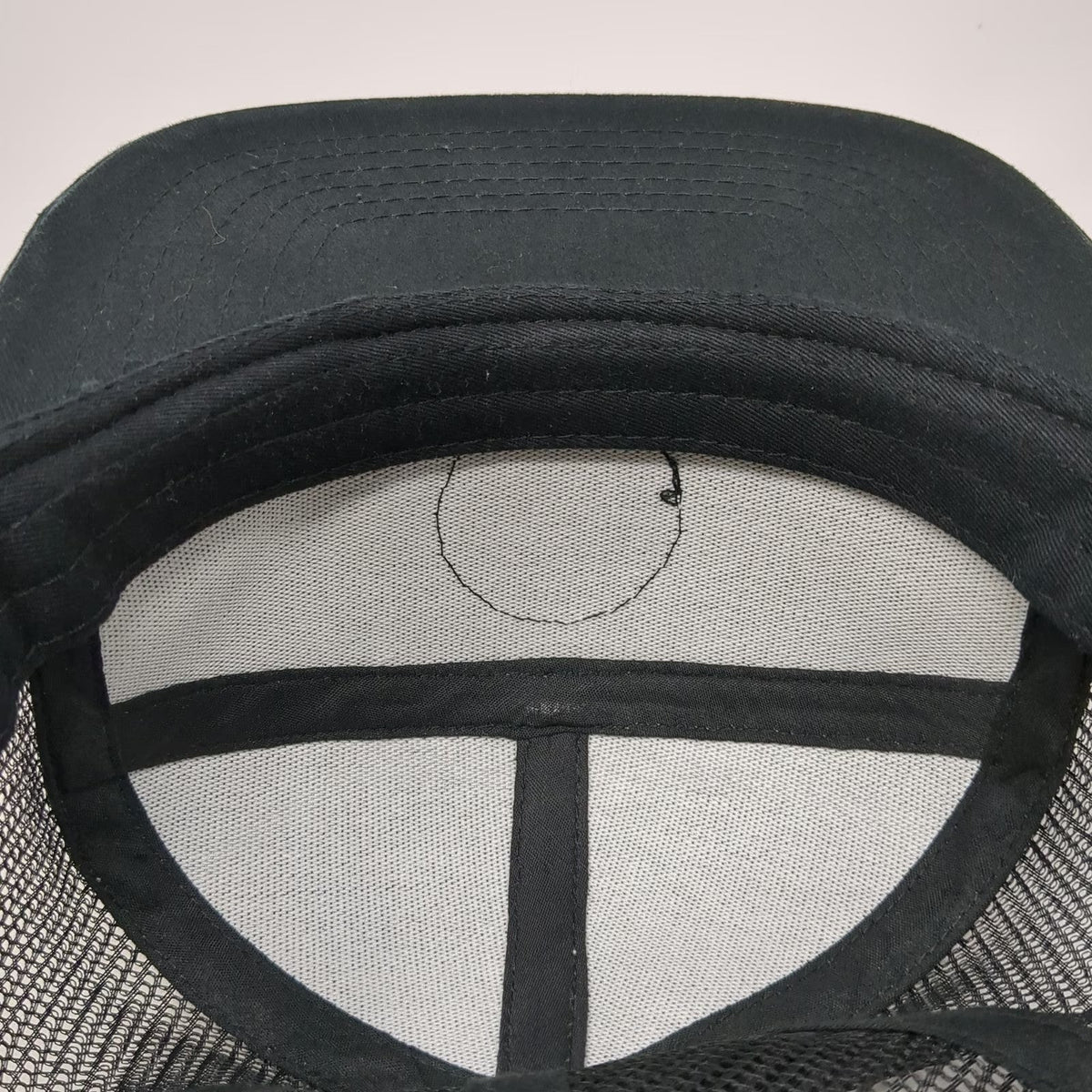 Trucker Hat Black One Size Telic Footwear Boise Idaho Mesh Snapback 7 Panel