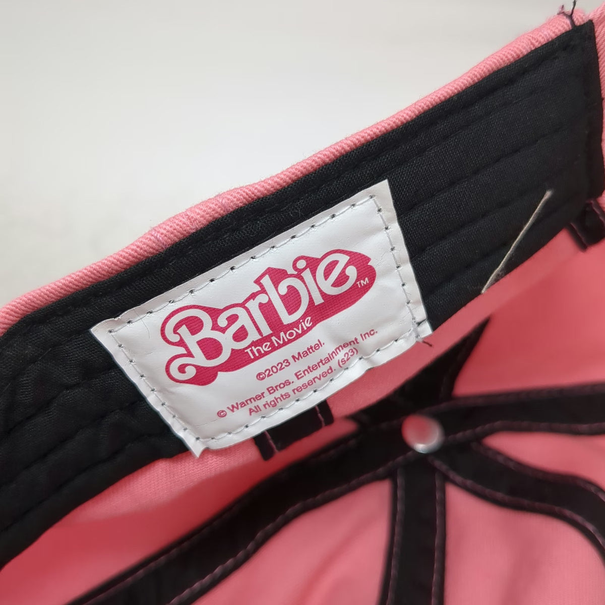 Barbie I Am Kenough Pink Baseball Cap Hat Movie Graphic Logo Cotton W/Tags