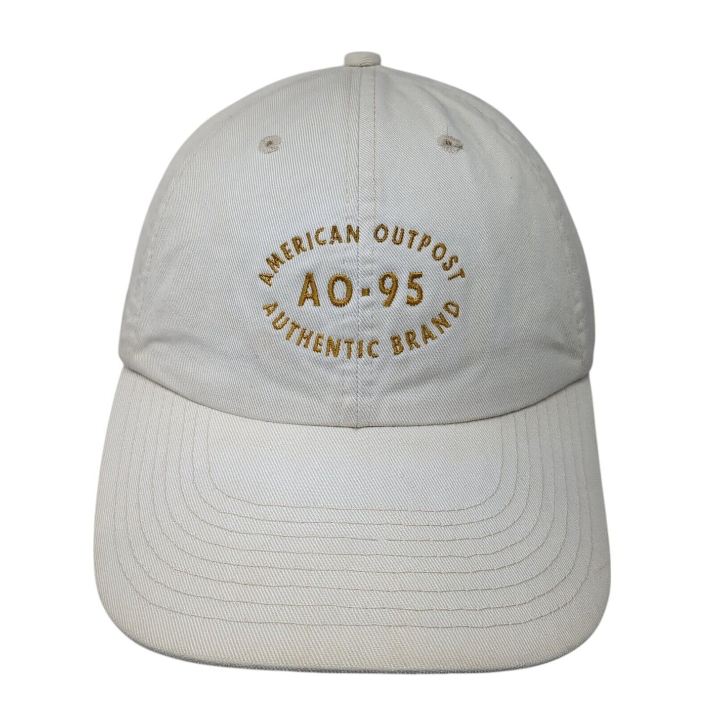 American Outpost Authentic Brand A0-95 Slideback Hat Tan OS Adjustable 6 Panel