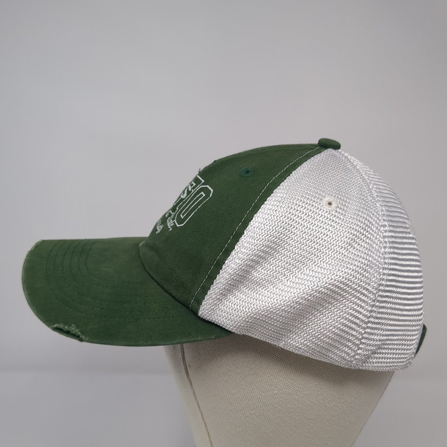 Rams 70 Strapback Trucker Hat Green One Size Mesh Back Colorblock