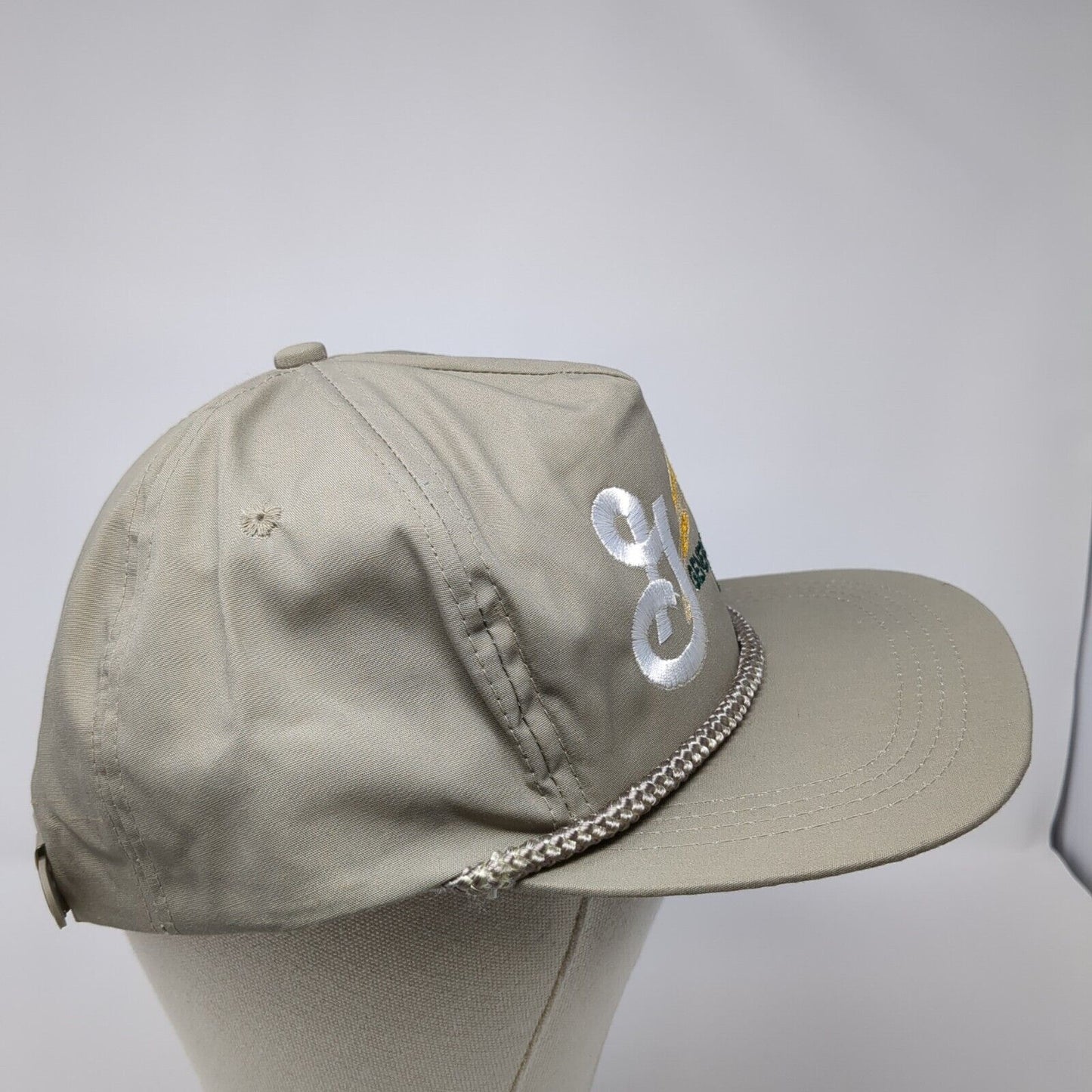 General Mills Inc. Slideback Rope Hat Tan One Size Solid Leather Strap