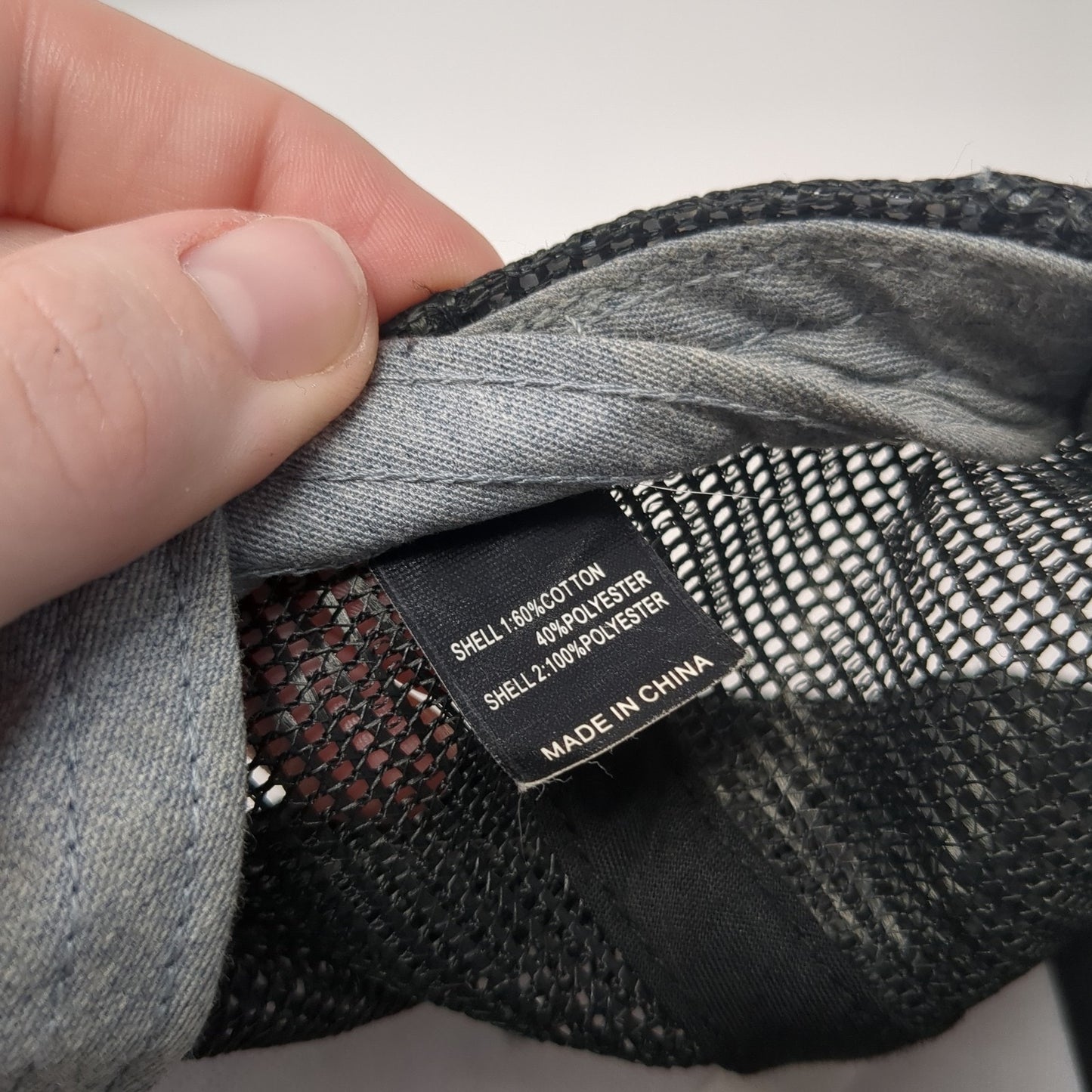 Pro Caliber Motorsports Snapback Trucker Hat Gray One Size Mesh Back