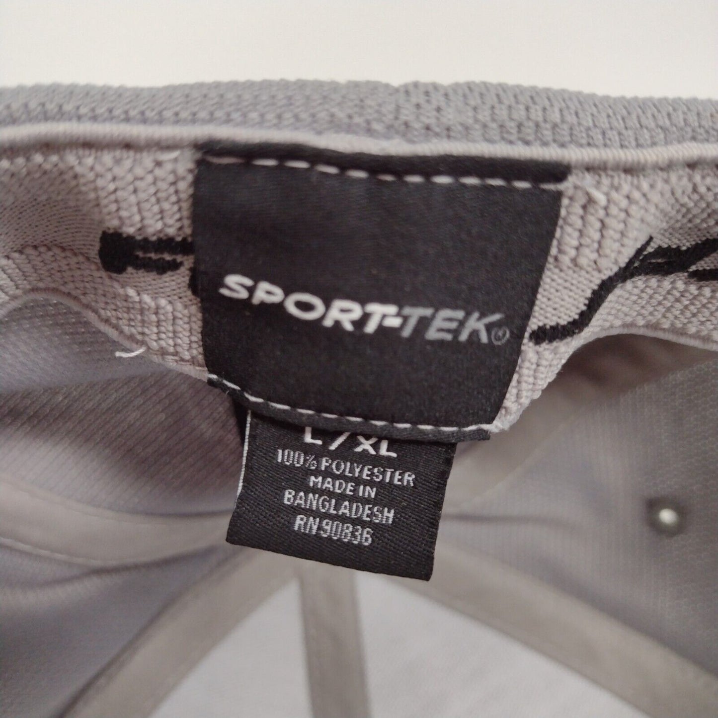 Empire Fitted Hat Gray L/XL Embroidered Cool & Dry Flexfit Sport-Tek