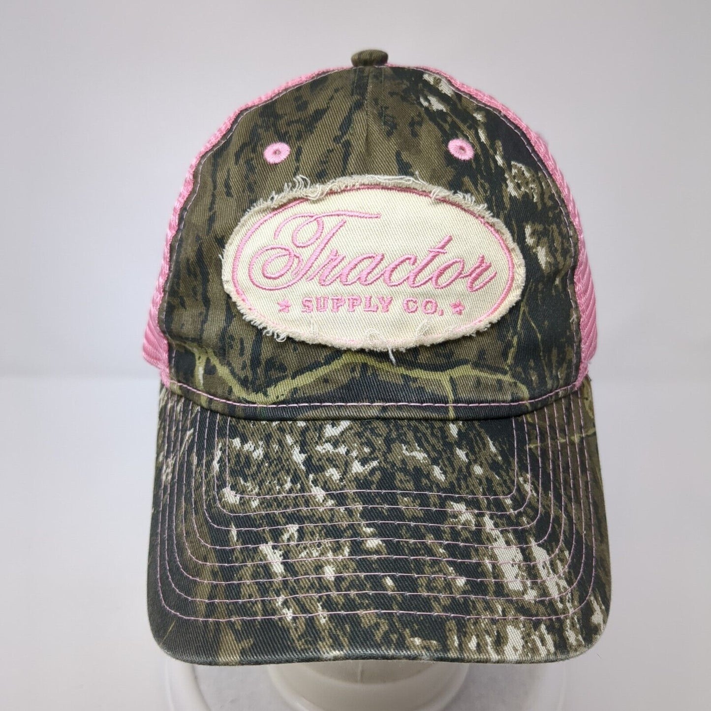 Tractor Supply Co. Strapback Trucker Hat Camouflage One Size Mesh Back