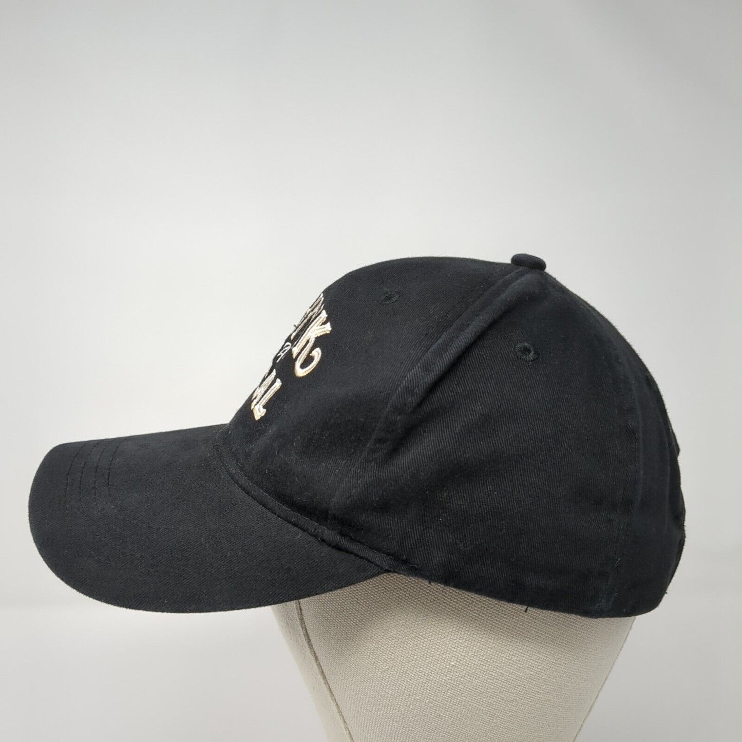 Drink Like A Local Kansas City Slideback Hat Black OS Adjustable Embroidered