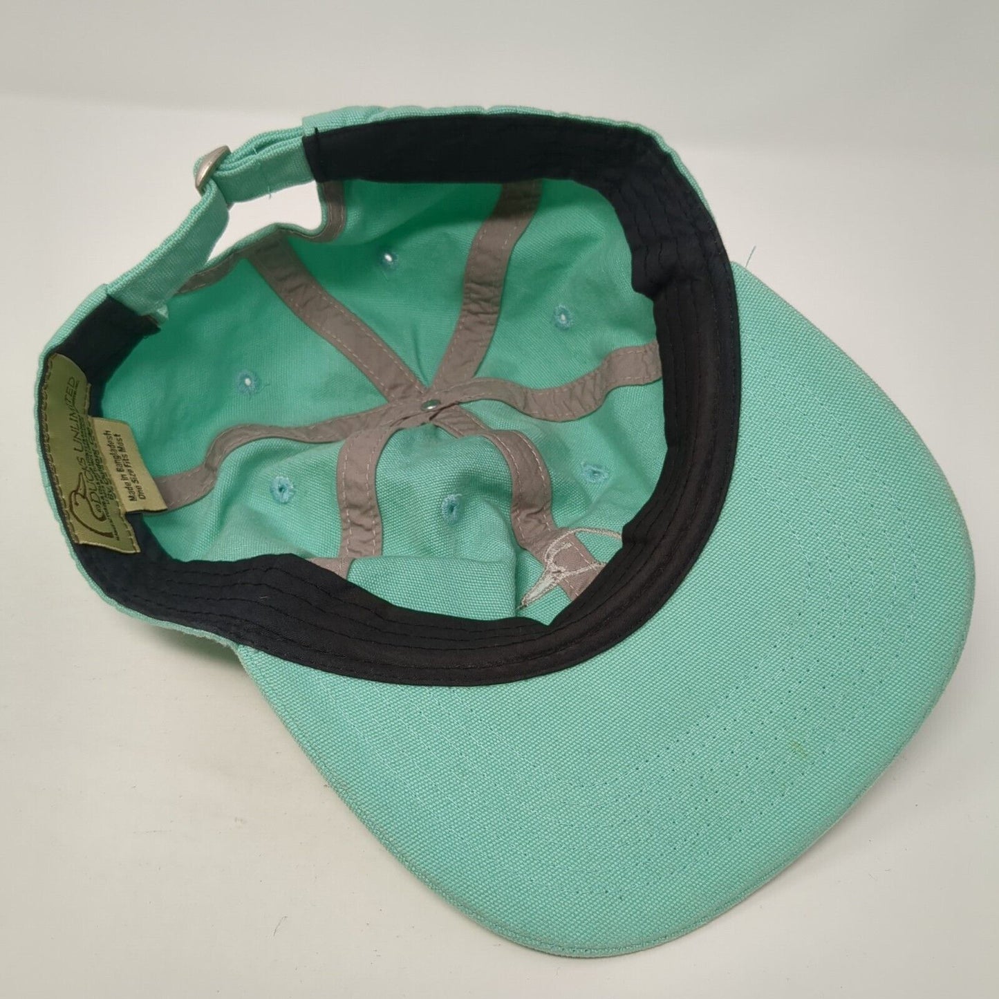 Ducks Unlimited Slideback Hat Blue One Size Adjustable Embroidered Outdoor Cap