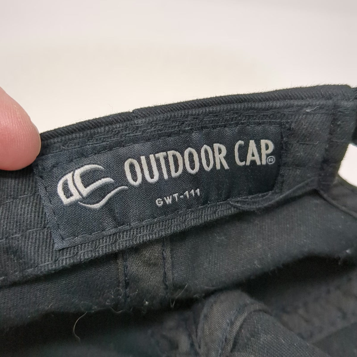 Outdoor Baseball Cap Black One Size Mountain Embroidery Slideback Adjustable Hat