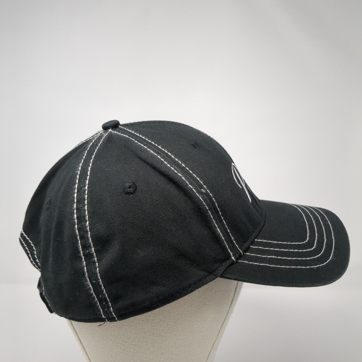 Pearl Vodka Strapback Hat Black One Size Adjustable Embroidered Style Master