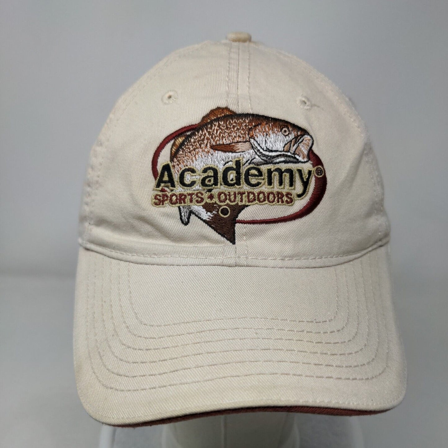 Academy Sports & Outdoors Strapback Hat Tan One Size Adjustable Embroidered