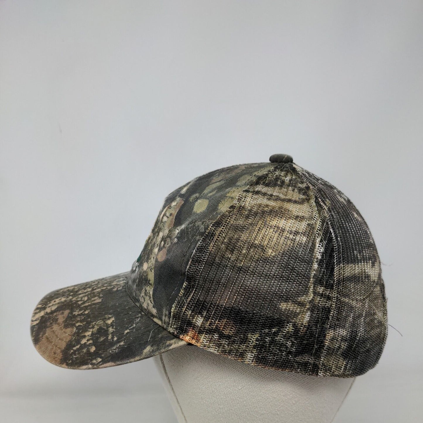Lake Jem Farms Strapback Trucker Hat Camo OSFM Embroidered Vitronic