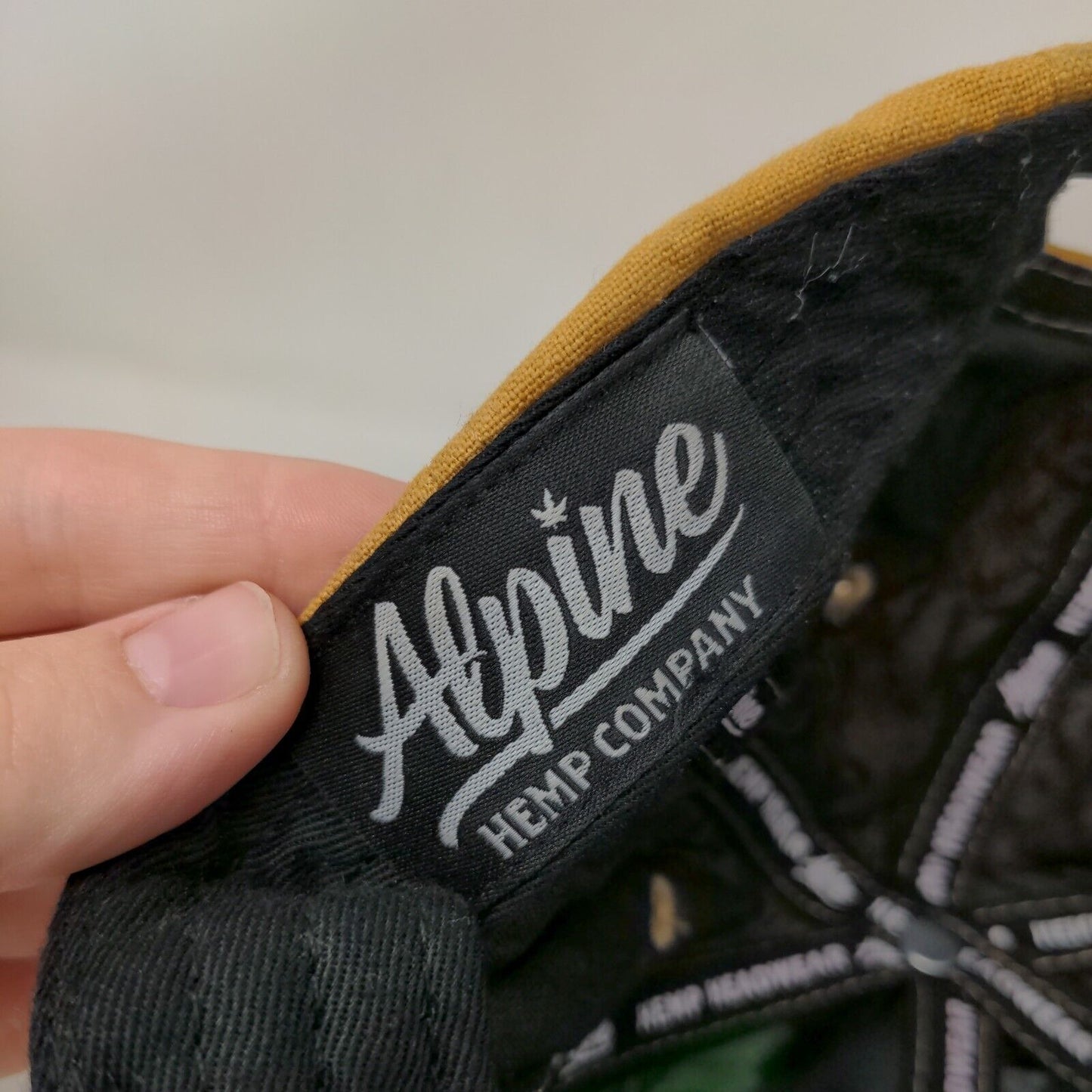 Alpine Hemp Company Snapback Hat Multi One Size Embroidered 6 Panel