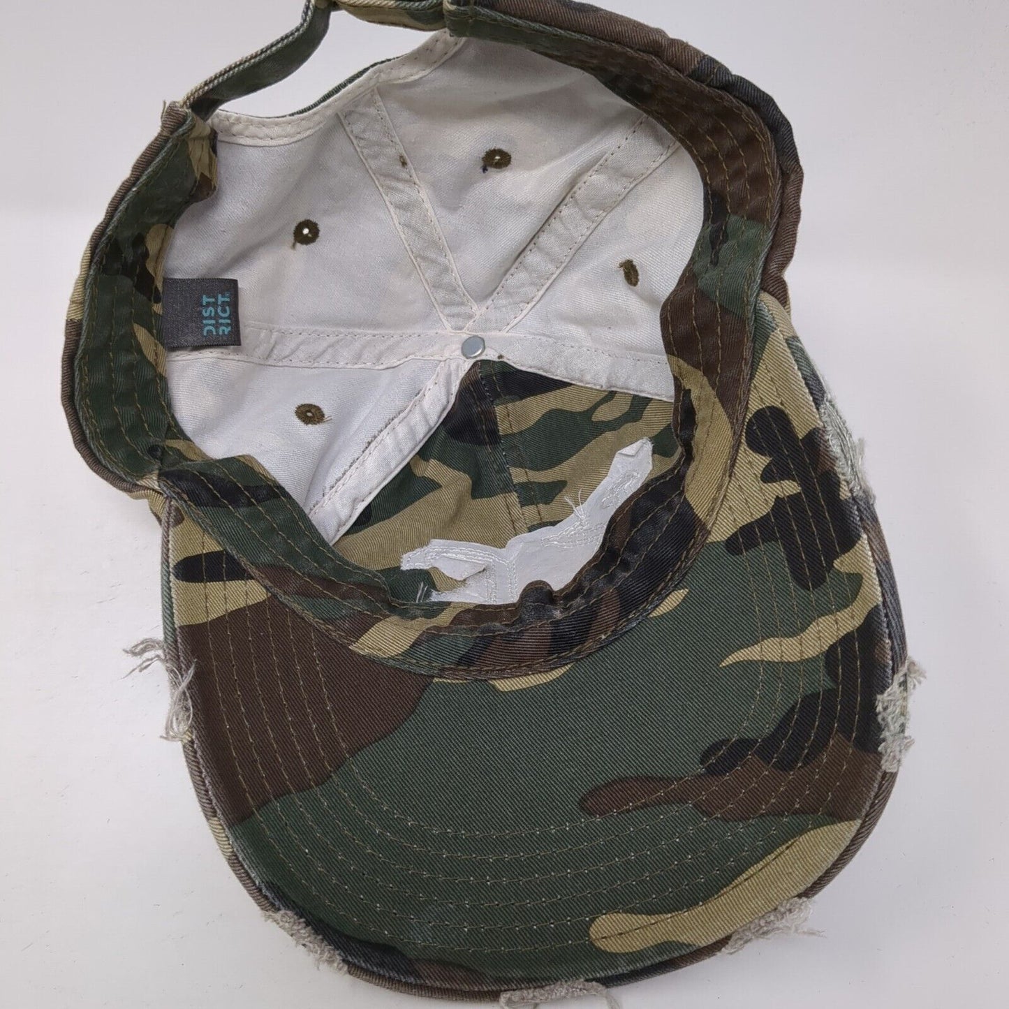 KC Slideback Hat Camouflage One Size Adjustable Outdoor District
