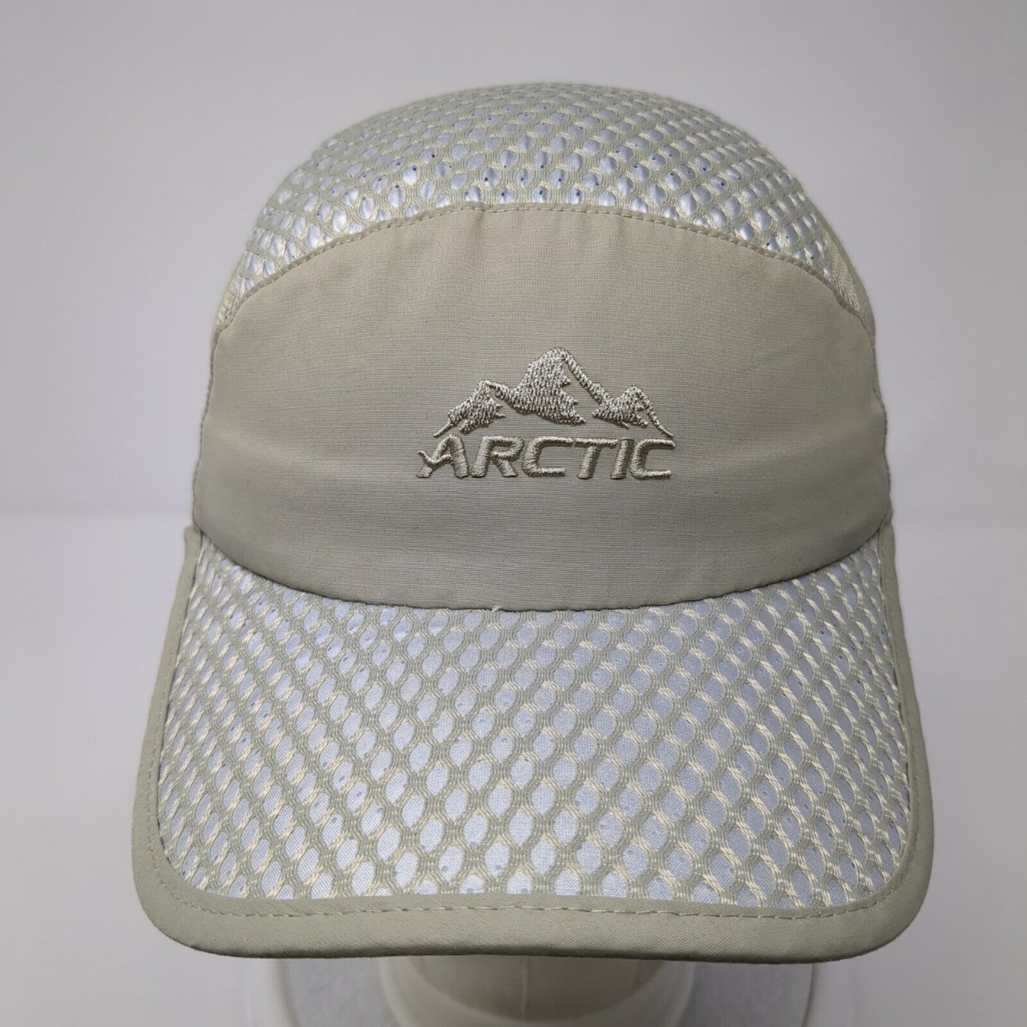 Arctic Slideback 5 Panel Cap Tan One Size Adjustable Embroidered Breathable