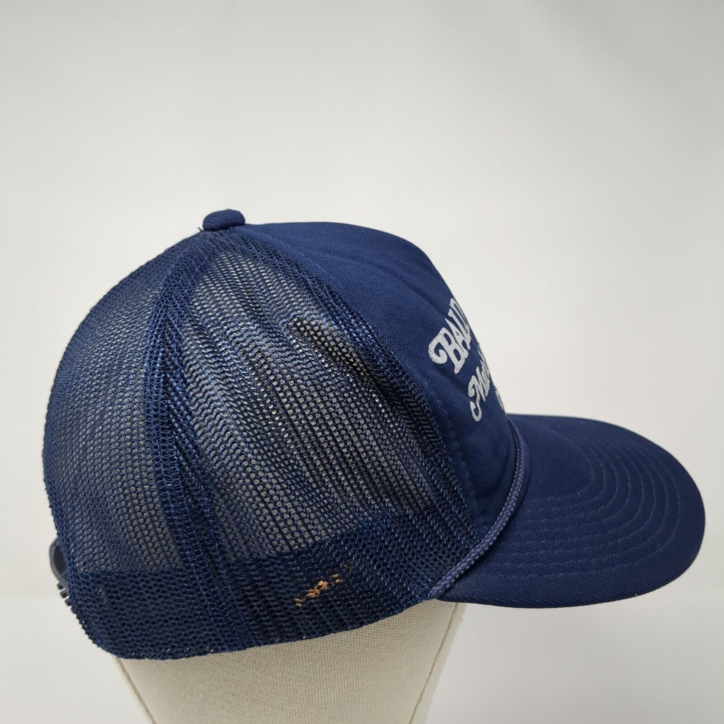 Bald Hills Marching Temperance Society Rope Trucker Hat Blue One Size
