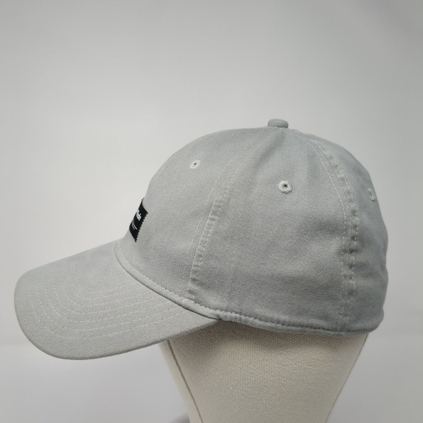 TaylorMade Golf Company Fitted Hat Gray L/XL Solid Stretch 6 Panel