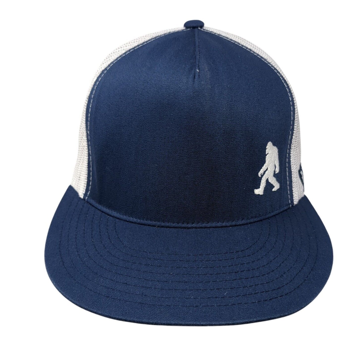 Bigfoot Blue Cross of Idaho Snapback Trucker Hat Blue One Size Mesh Back