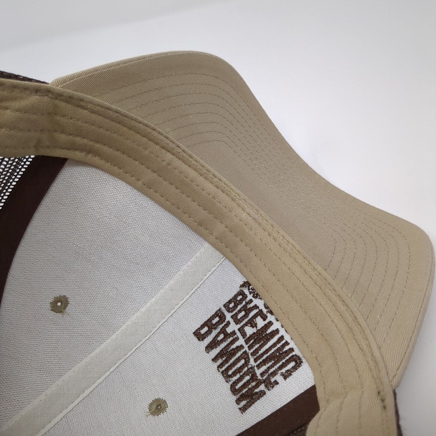 Bandon Brewing Company Snapback Trucker Hat Brown One Size Mesh Back