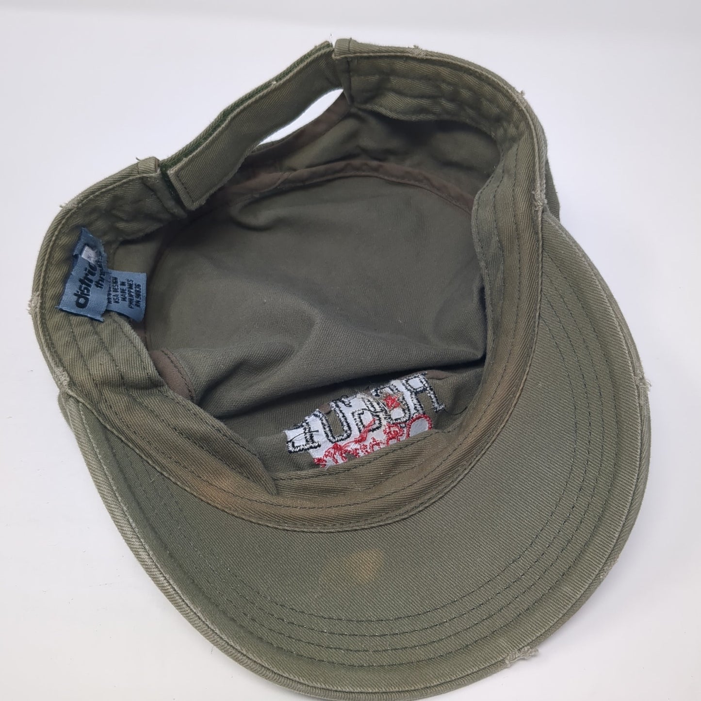 Rogue Spirits Strapback Cadet Army Cap Hat Green One Size District Threads