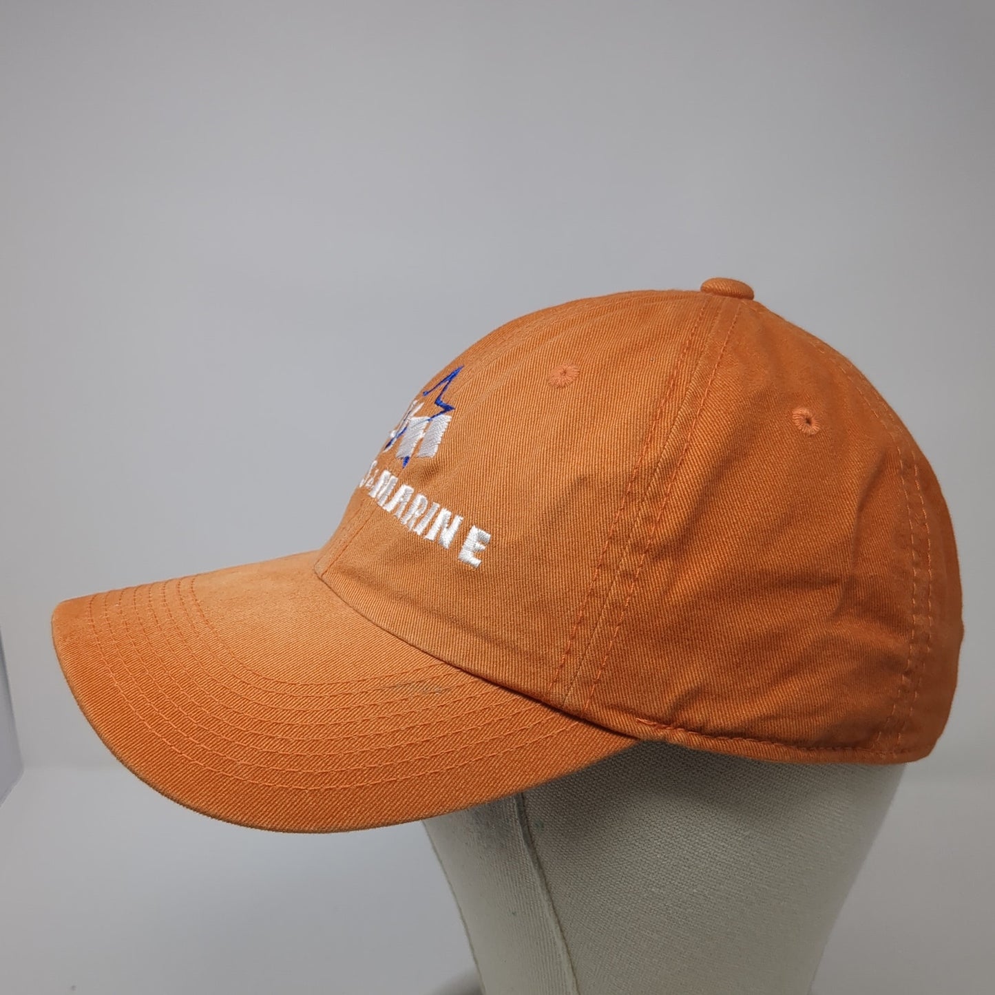 Sales & Marine Strapback Baseball Cap Orange One Size Adjustable Port Authority