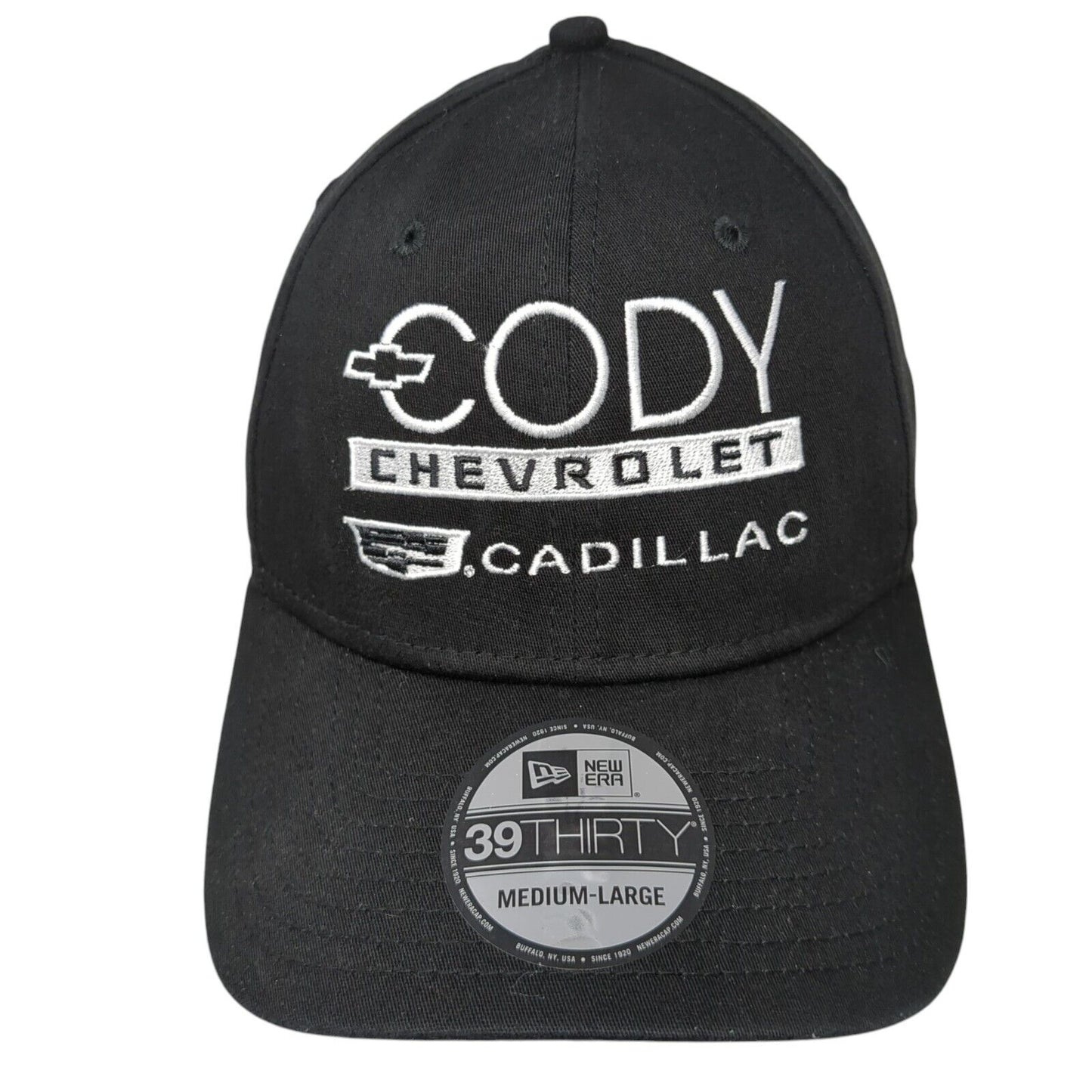 Cody Chevrolet Cadillac Fitted Hat Black M/L Embroidered 39Thirty New Era