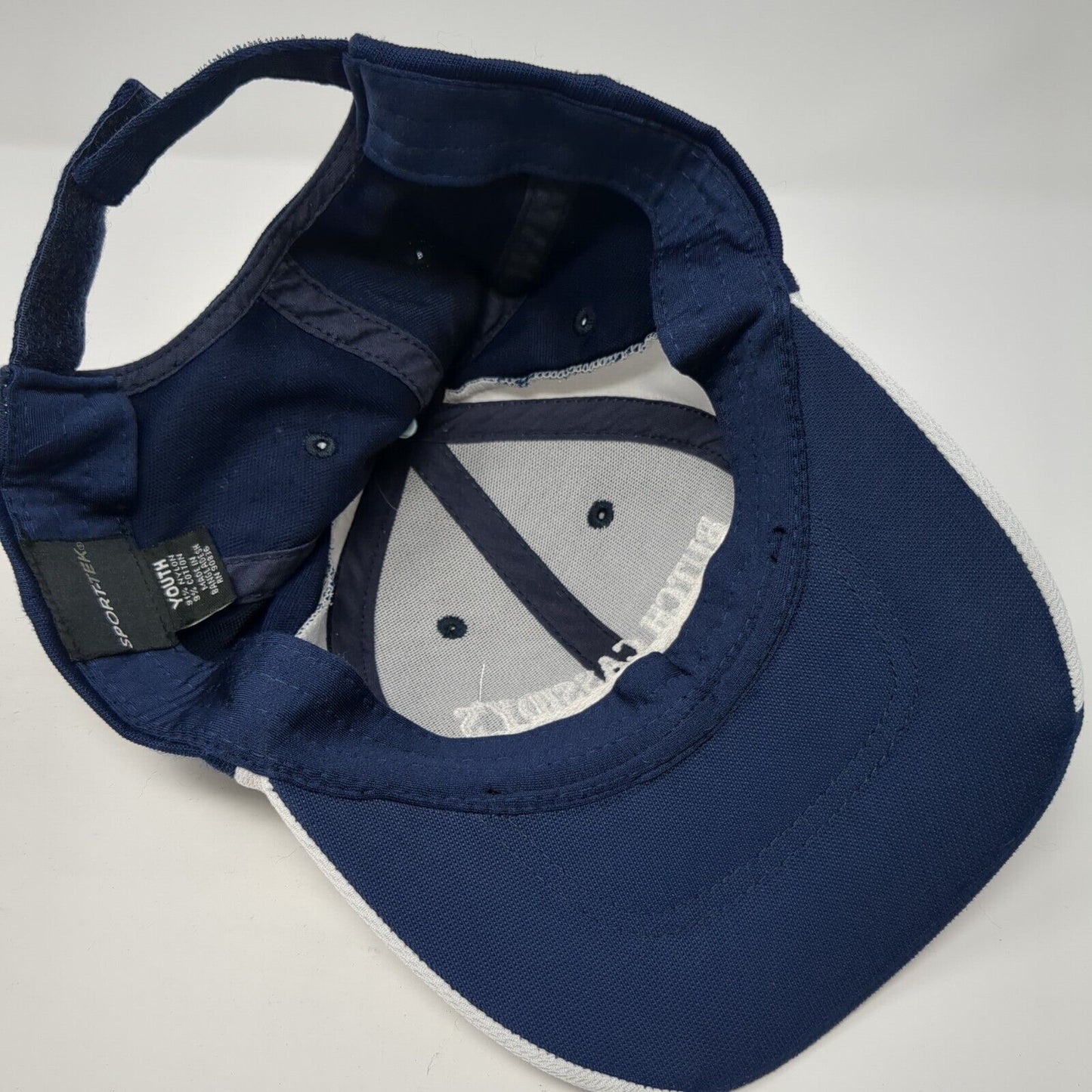 Butch Cassidy's Hideout Strapback Hat Blue Youth One Size Sport-Tek