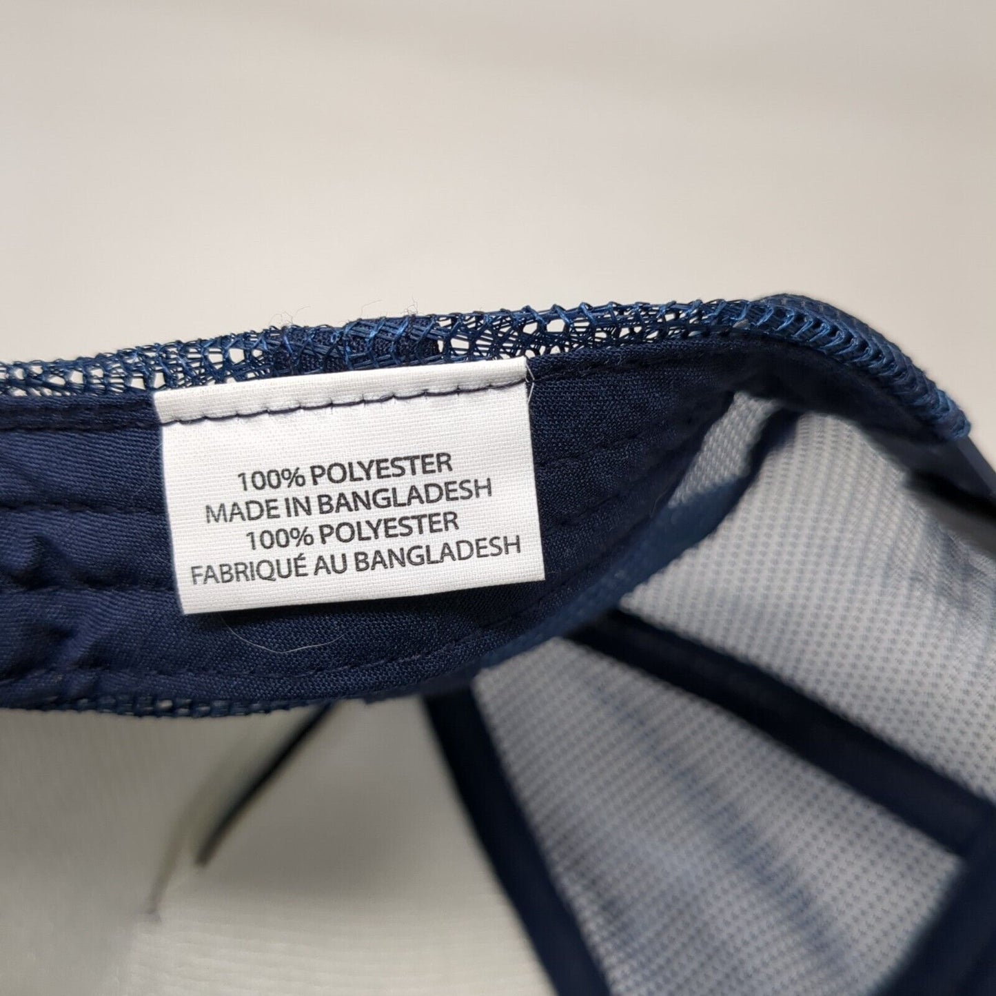 Change On The Range Snapback Rope Trucker Hat Blue One Size Mesh Back