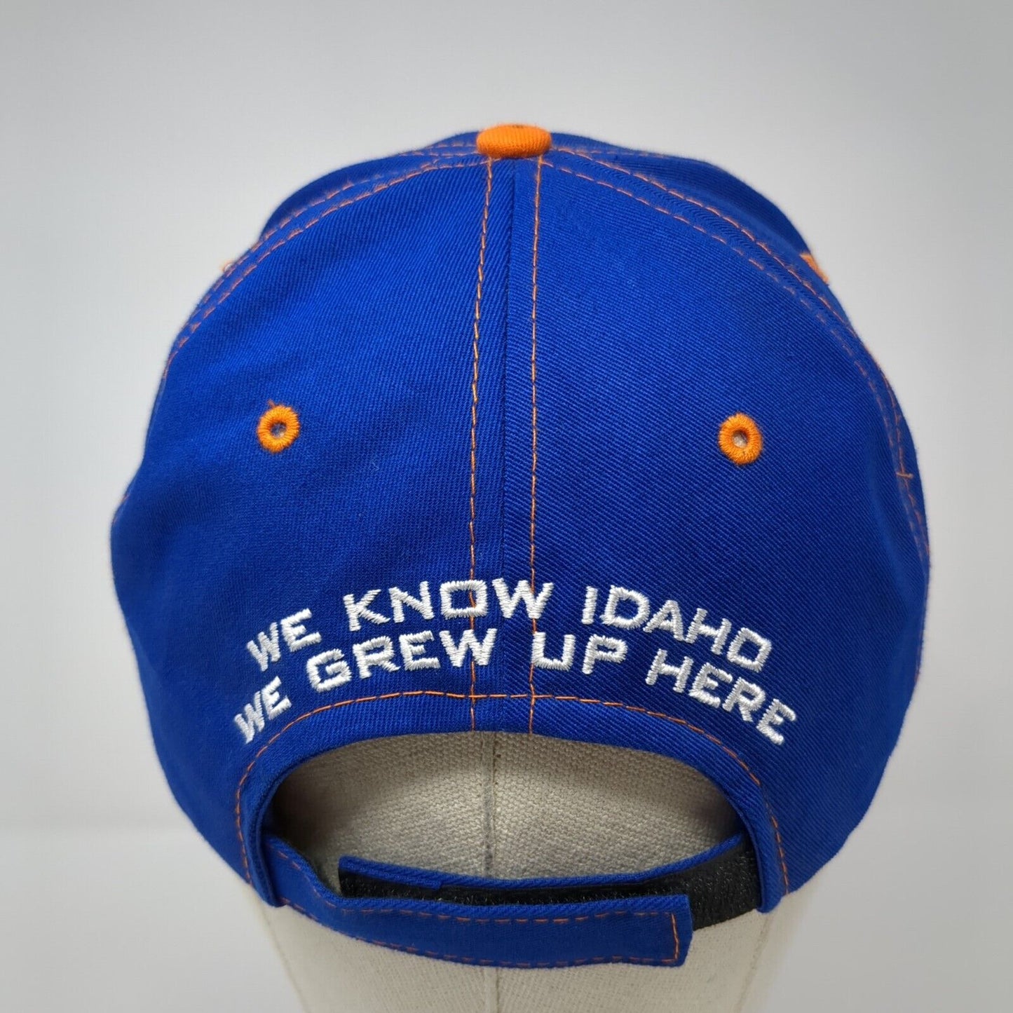 Farm Bureau Ins. Strapback Hat Blue One Size Adjustable We Know Idaho