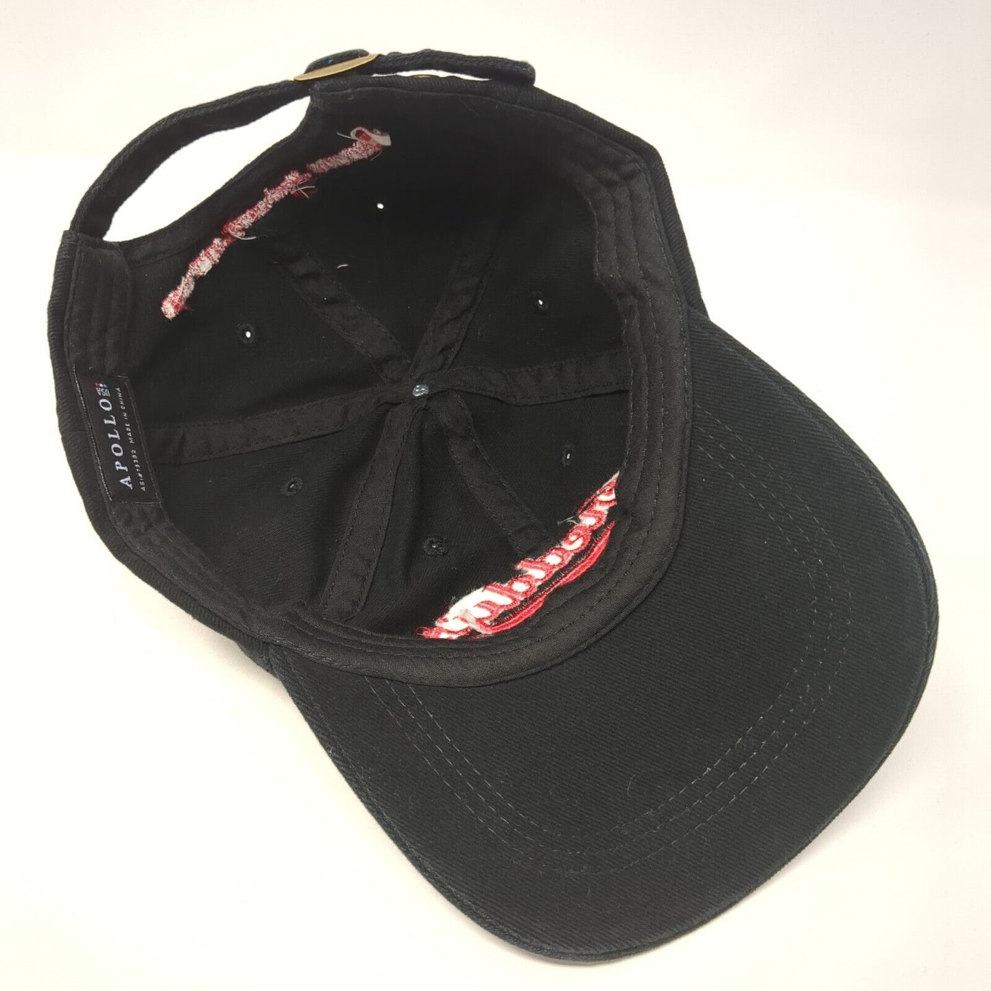 Freddy's Slideback Baseball Cap Black OS Adjustable Embroidered Apollo USA