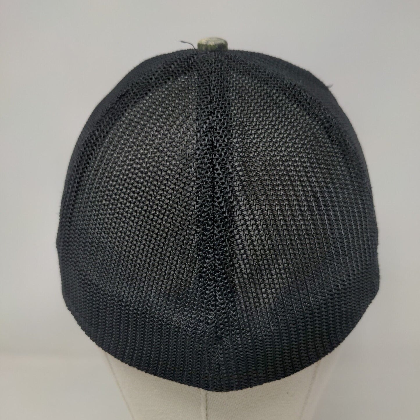 American Flag Fitted Trucker Hat Camouflage OS Mesh Back Patriotic Authentic